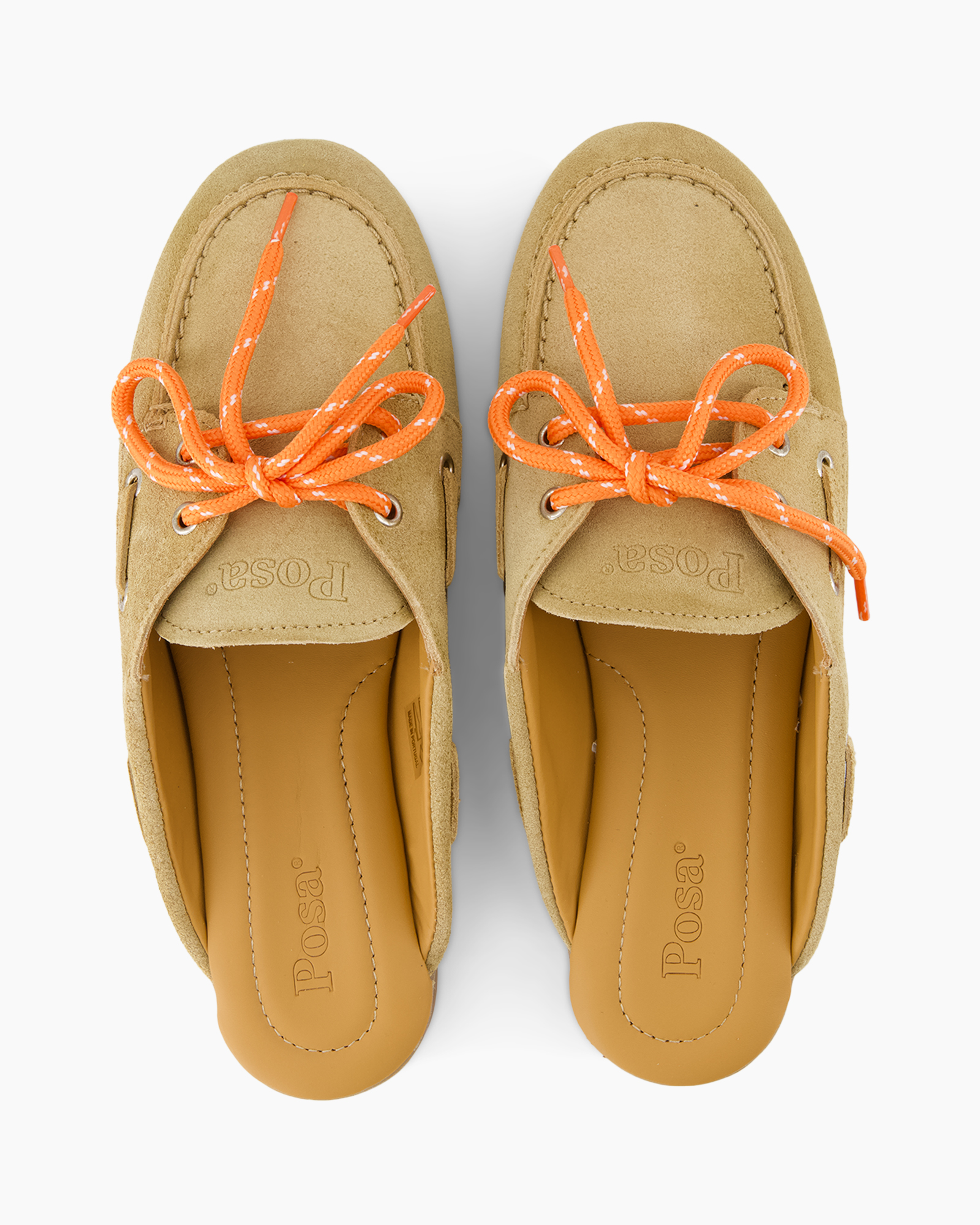 moccasin, loafer, sandals, orange laces, leather Insole