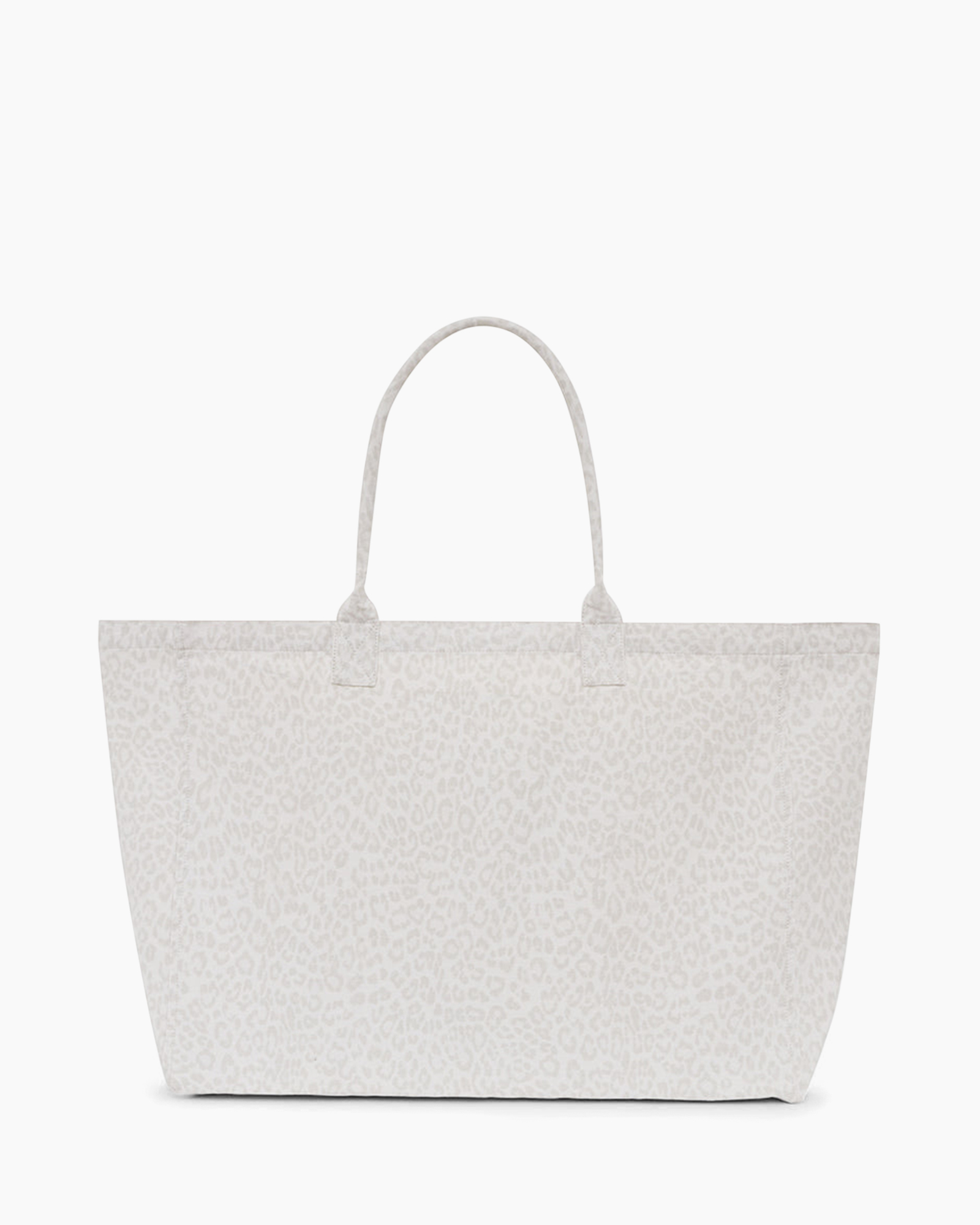 tote bag, leopard print, beige, canvas, ANINE BING