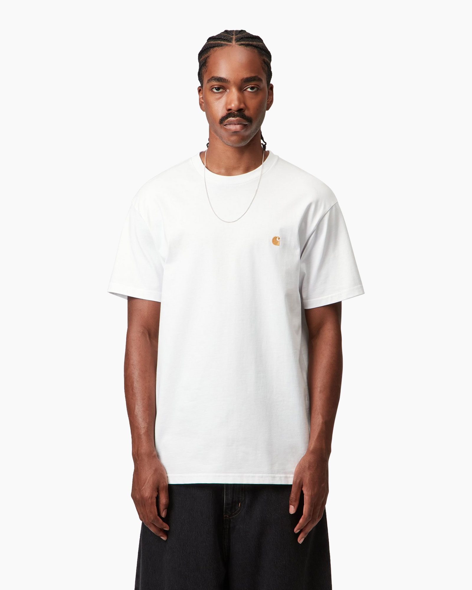 T-shirt Korte Mouw Chase Wit