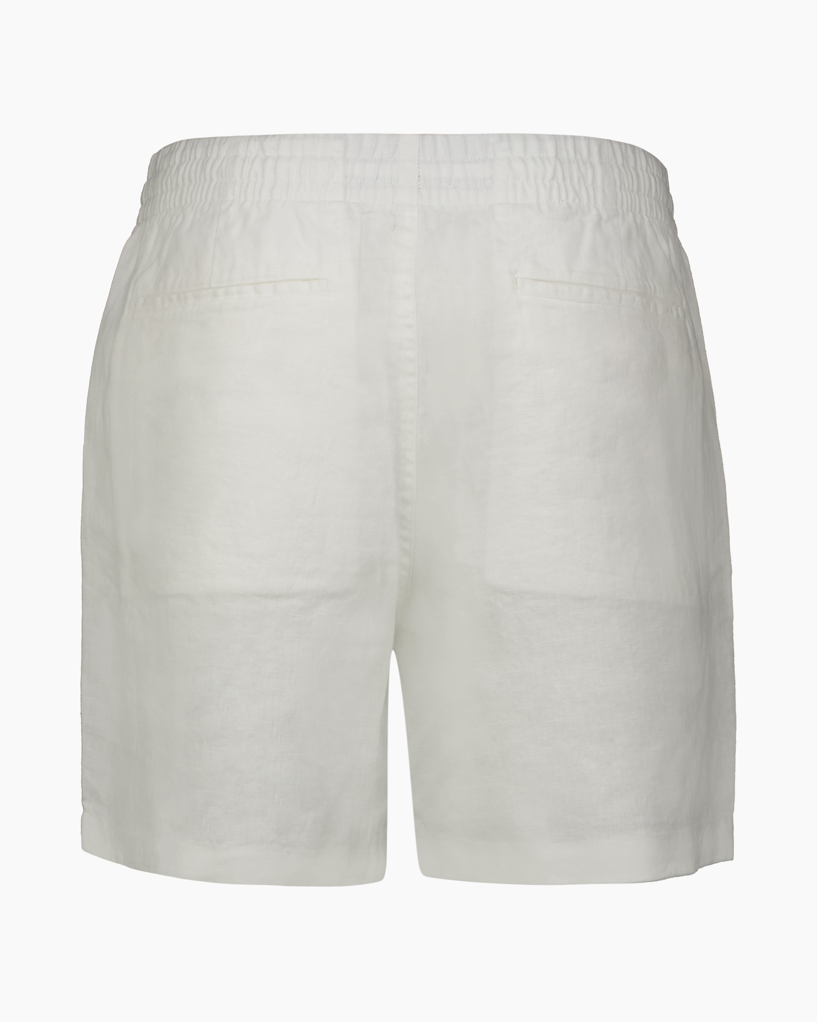 shorts, linen, drawstring, white, logo