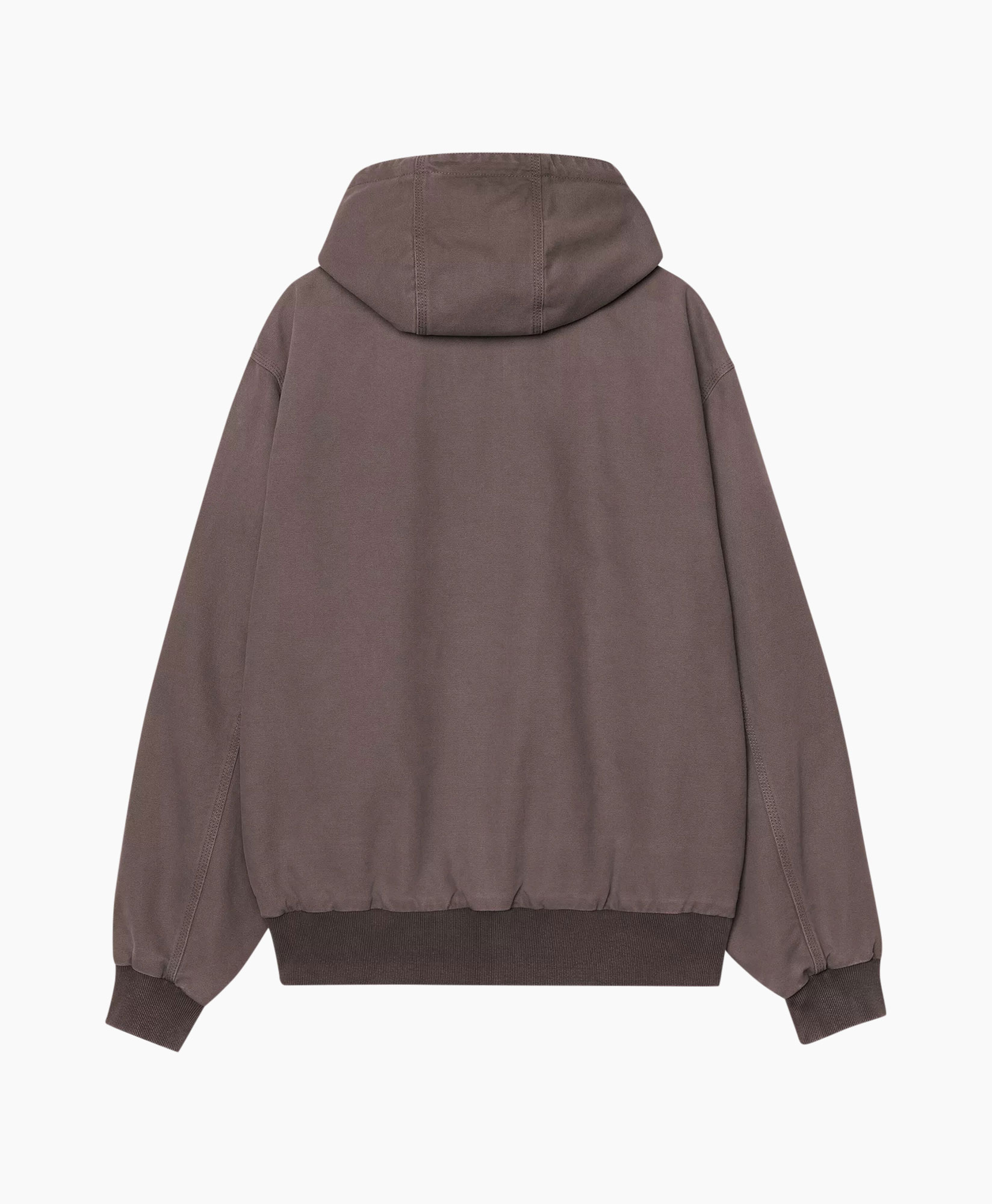 hoodie, zipper, pocket, brown, carhartt badge