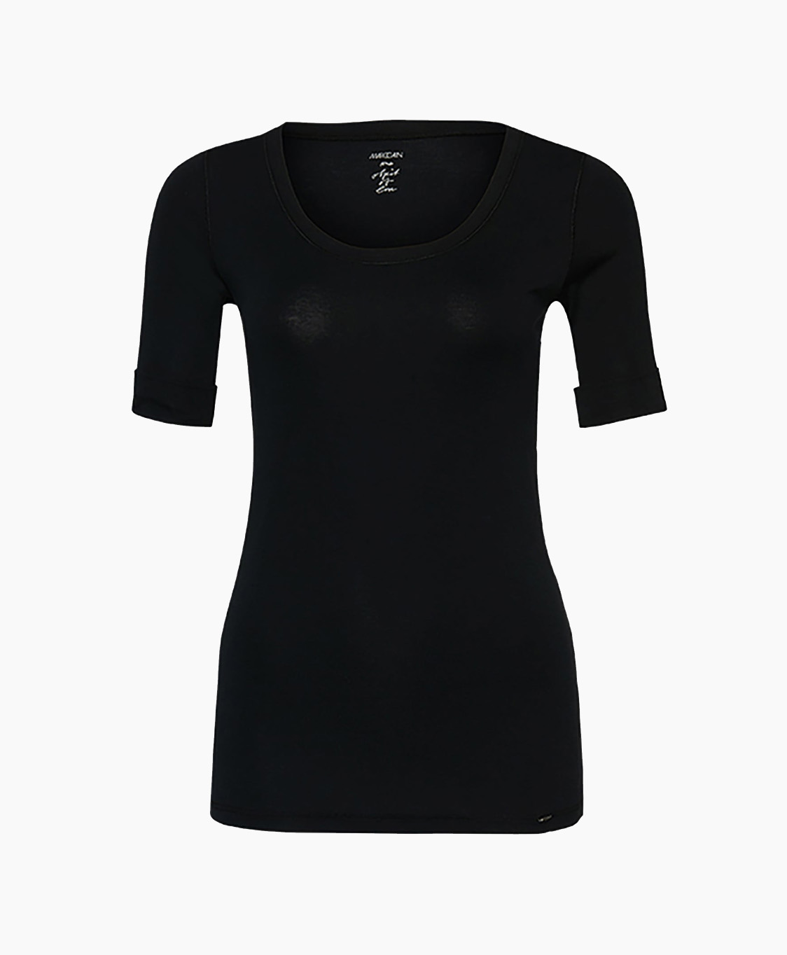 T-shirt Korte Mouw +e 48.69 J14 Zwart