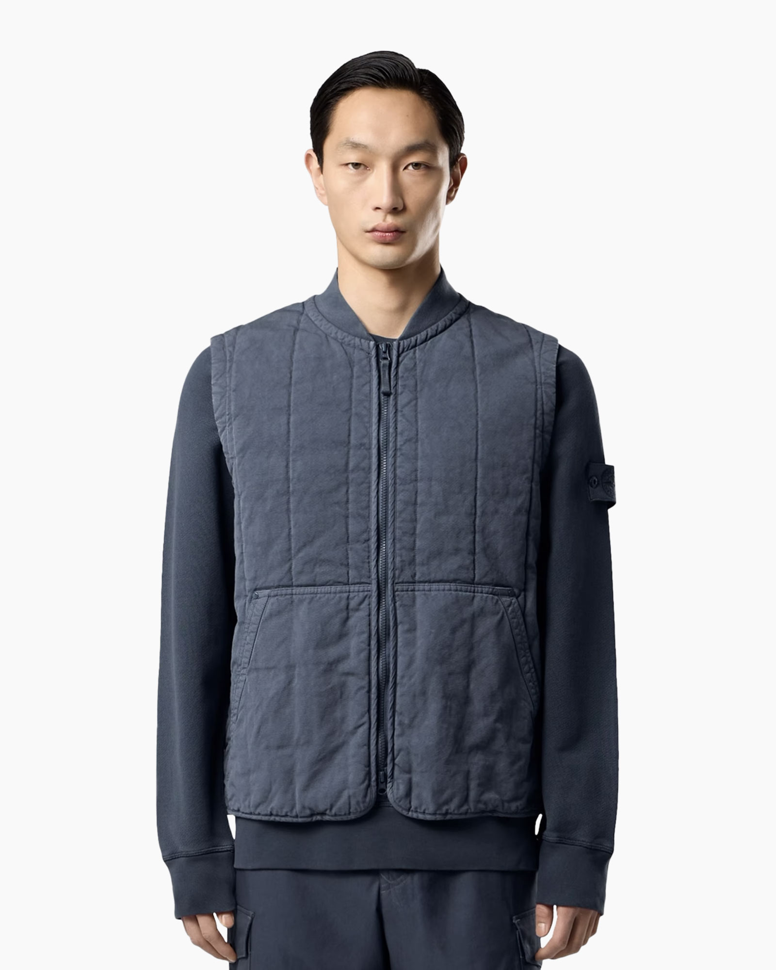 vest, quilted, zipper, padded, outerwear