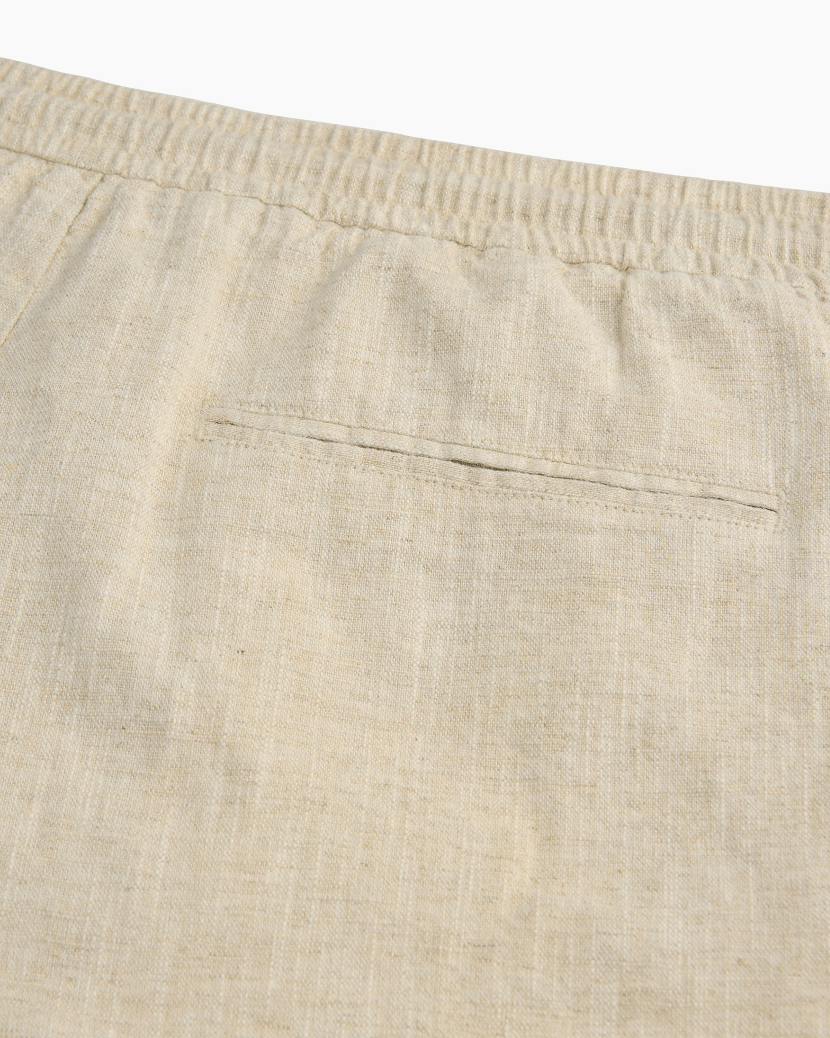 shorts, linen, beige, drawstring, elastic waistband