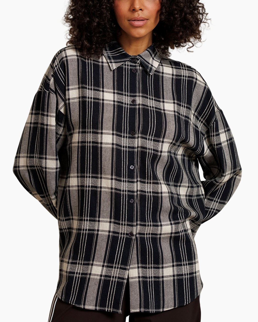 plaid, flannel, shirt, long-sleeve, button-up