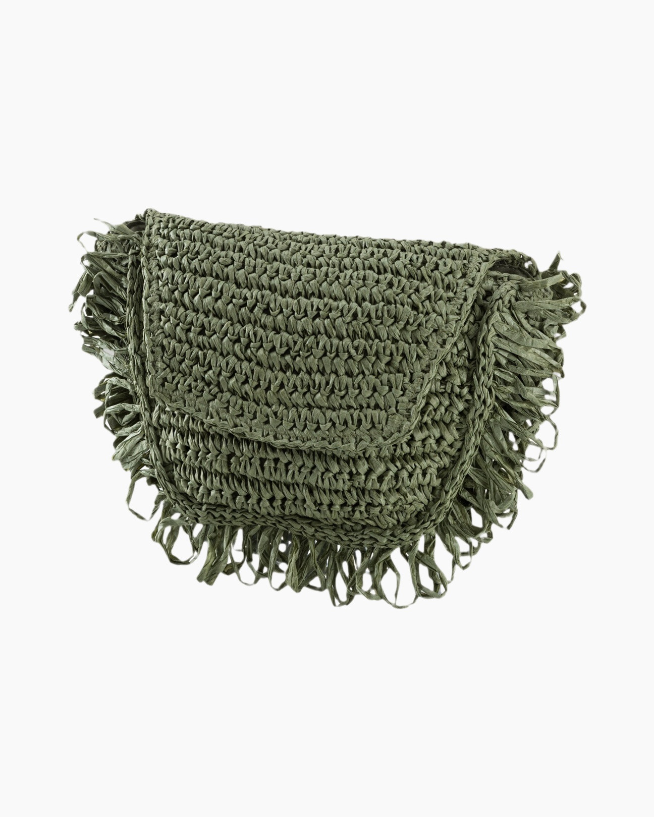 handbag, woven, fringe, green, strap