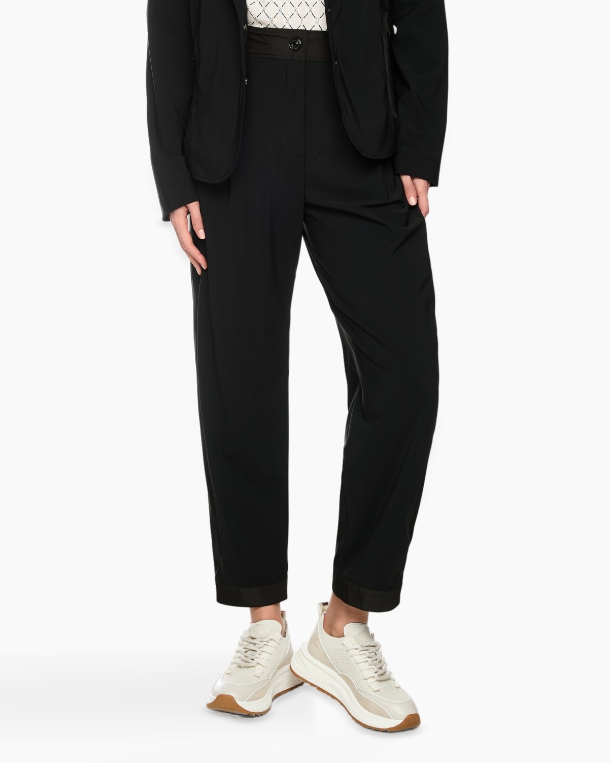 pants, black, trousers, ankle-length, casual sneakers