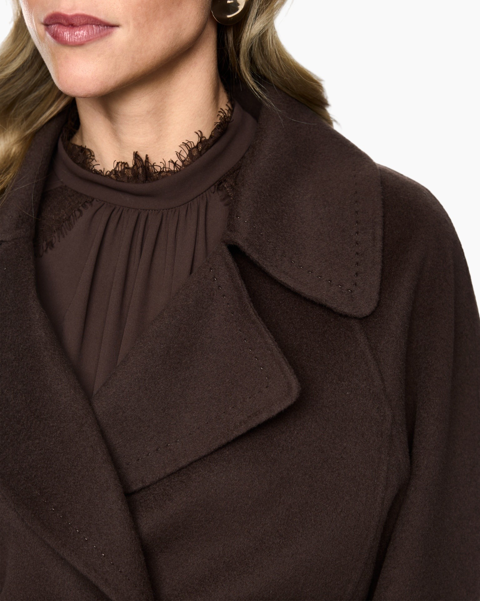 coat, brown, collar, wool, cardigan