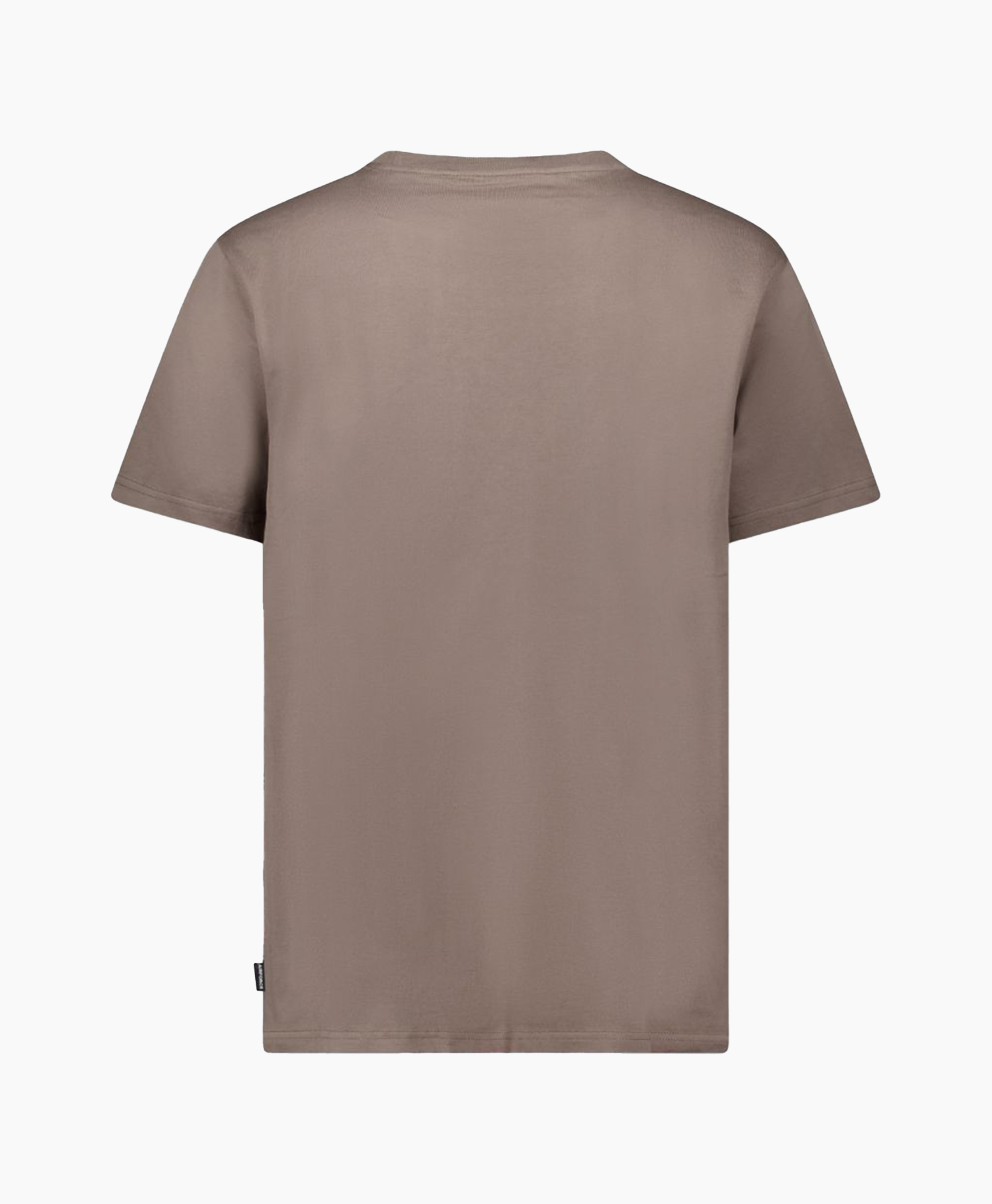 T-shirt Embroidered Donkergrijs