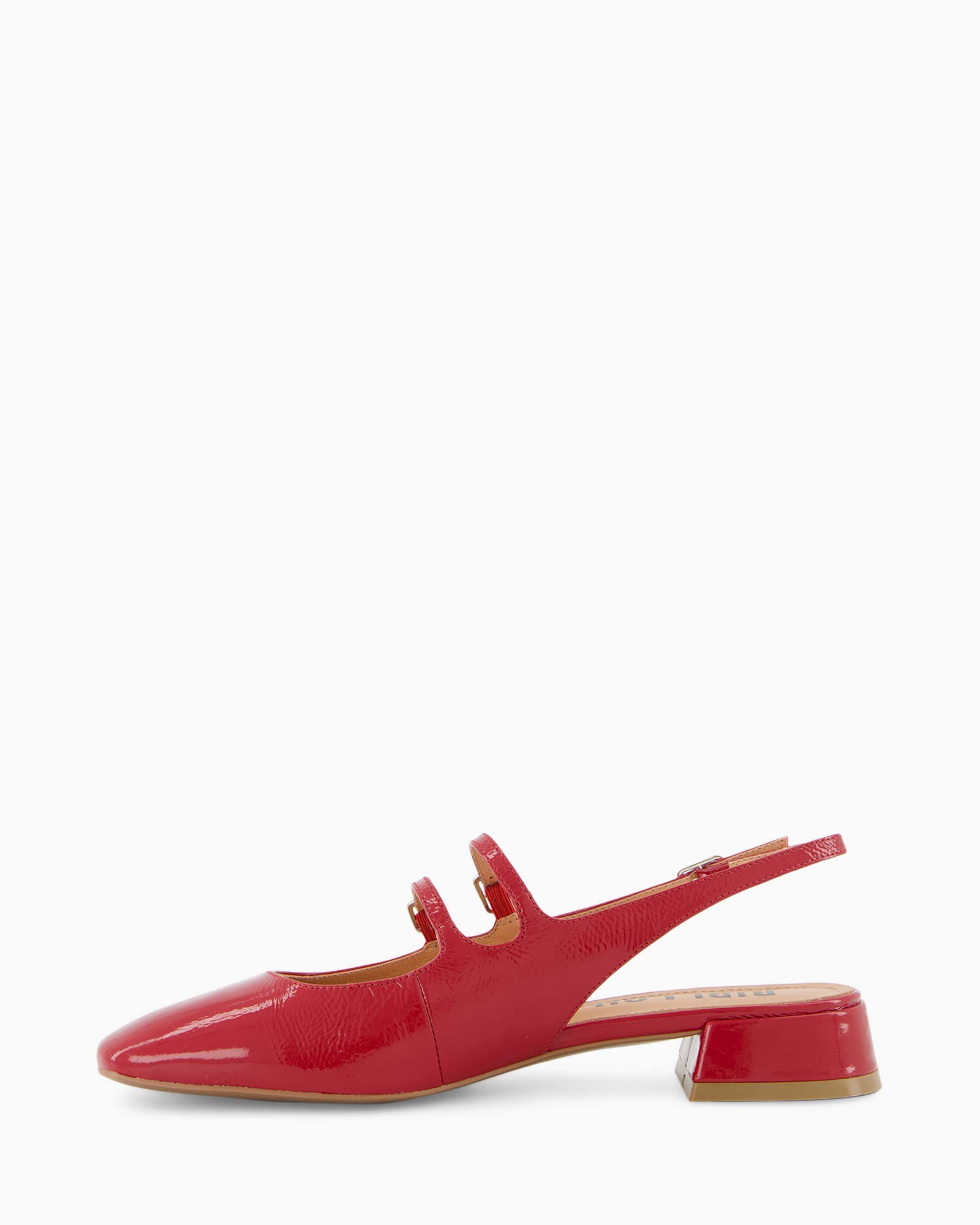 Ballerina Wrinkled Patent Rood