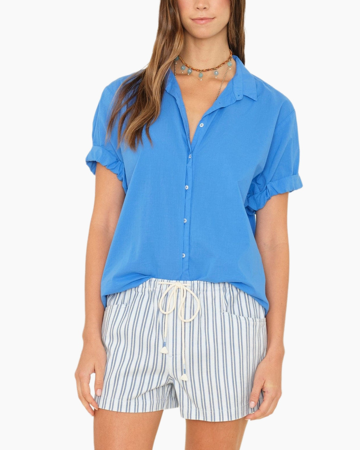 Blouse, Shirt, Beachwear, Person, Woman