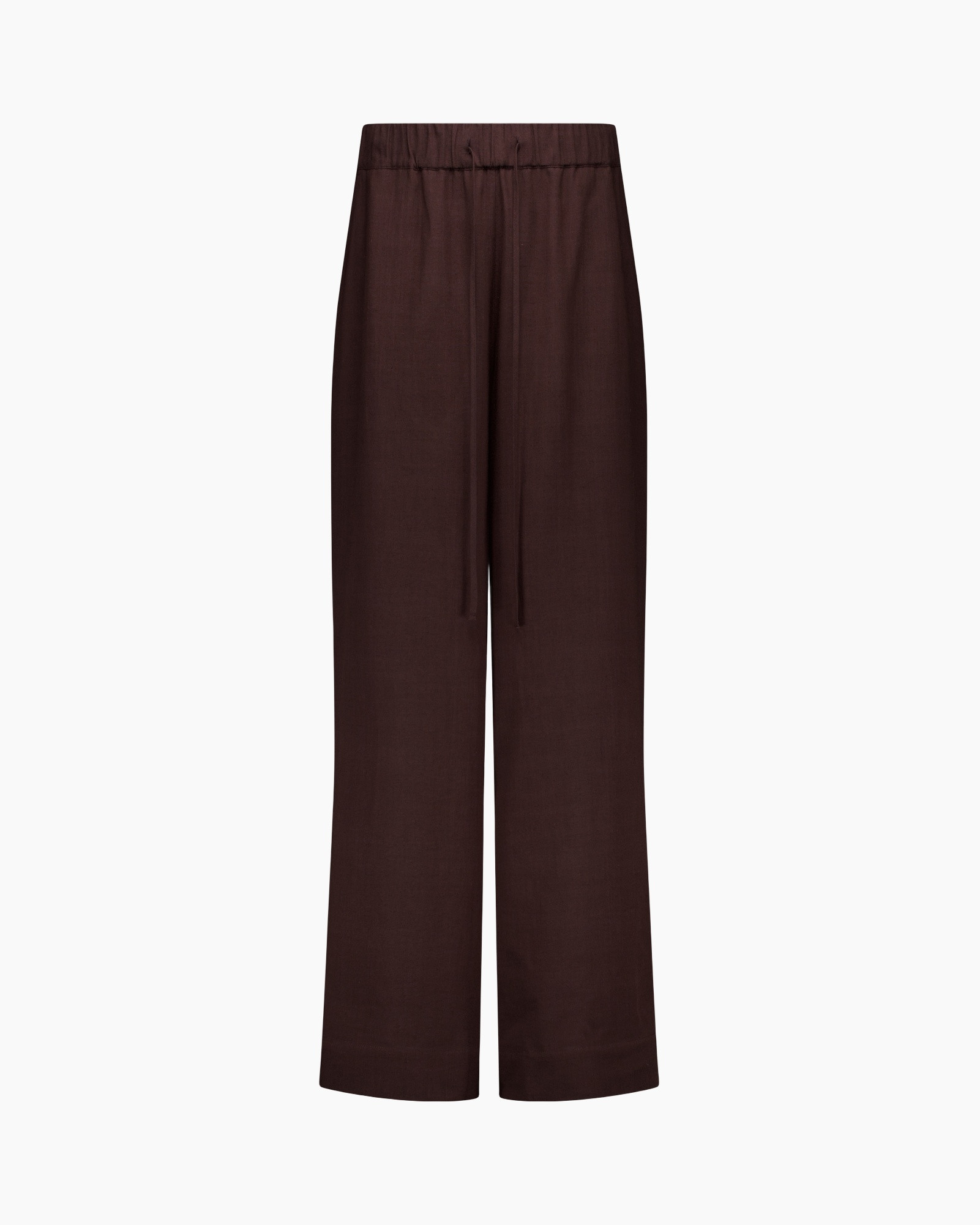 pants, trousers, drawstring, elastic waistband, brown