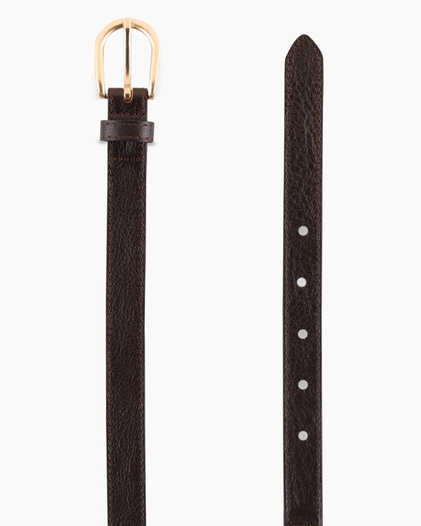 belt, leather, brown, gold buckle, strap