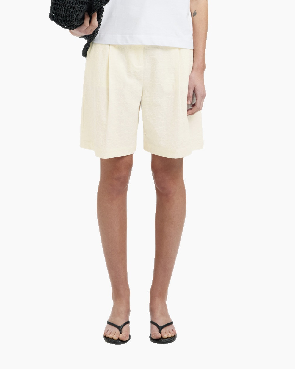 Short Mette Hw Jacquard Shorts B Wit