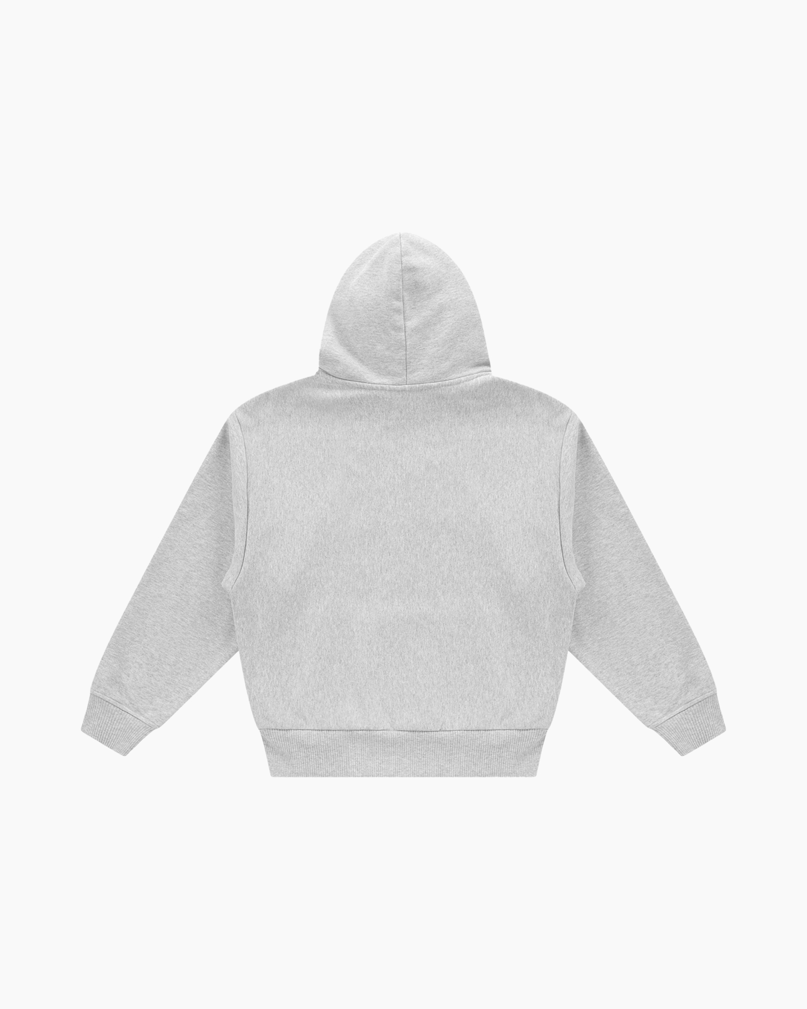 hoodie, sweatshirt, gray, hood, back view