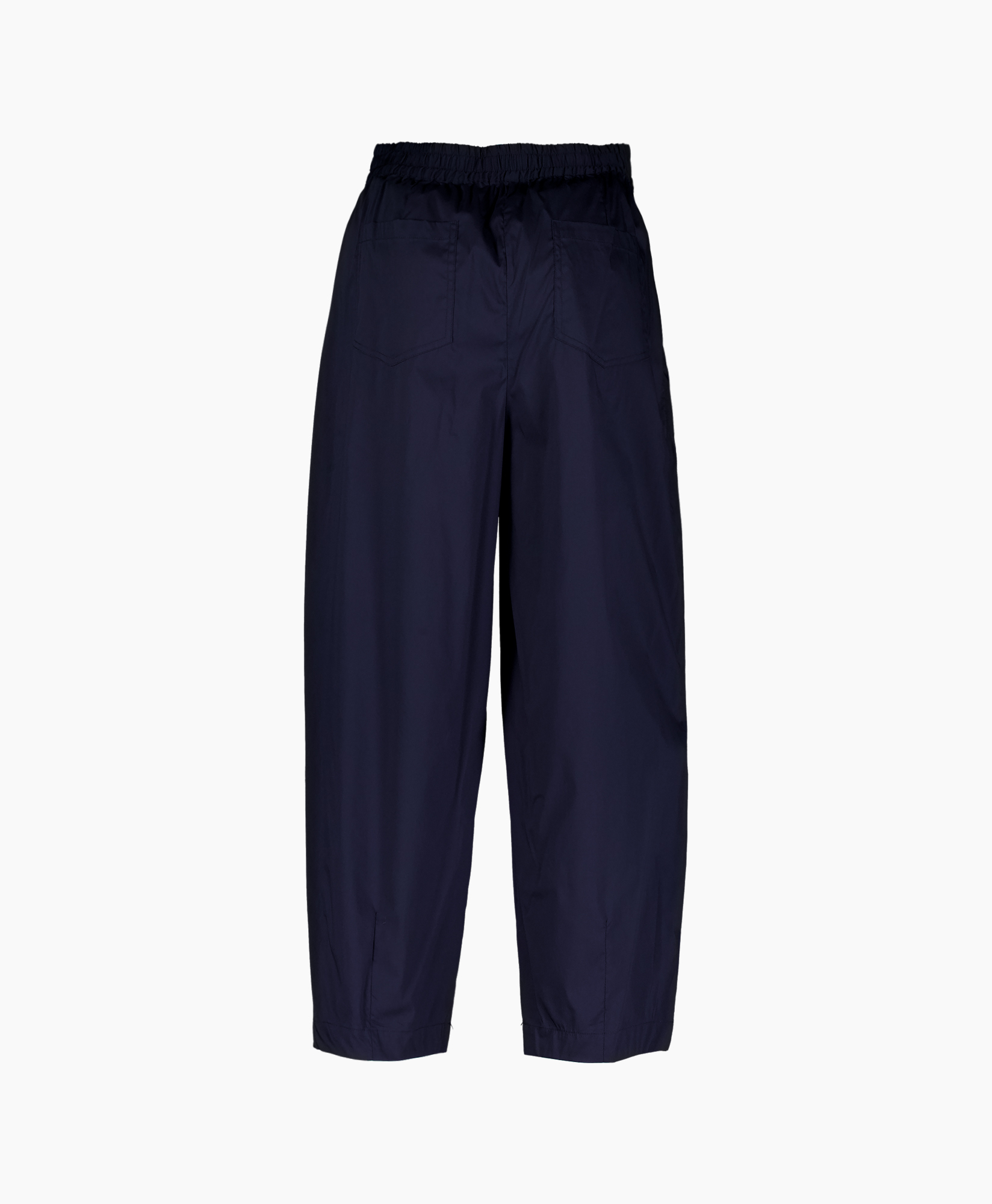 pants, trousers, navy, elastic waist, drawstring