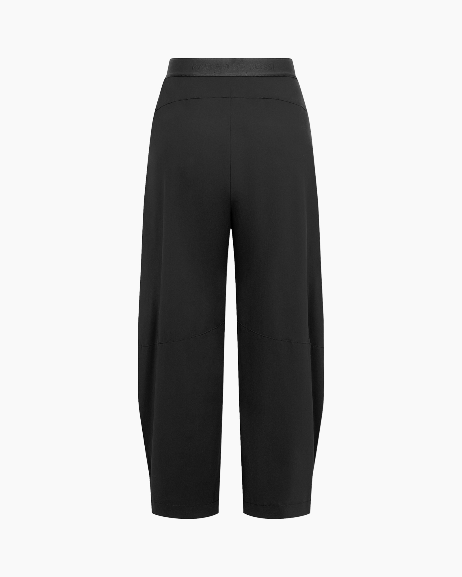 pants, trousers, black, wide-leg, elastic-waist