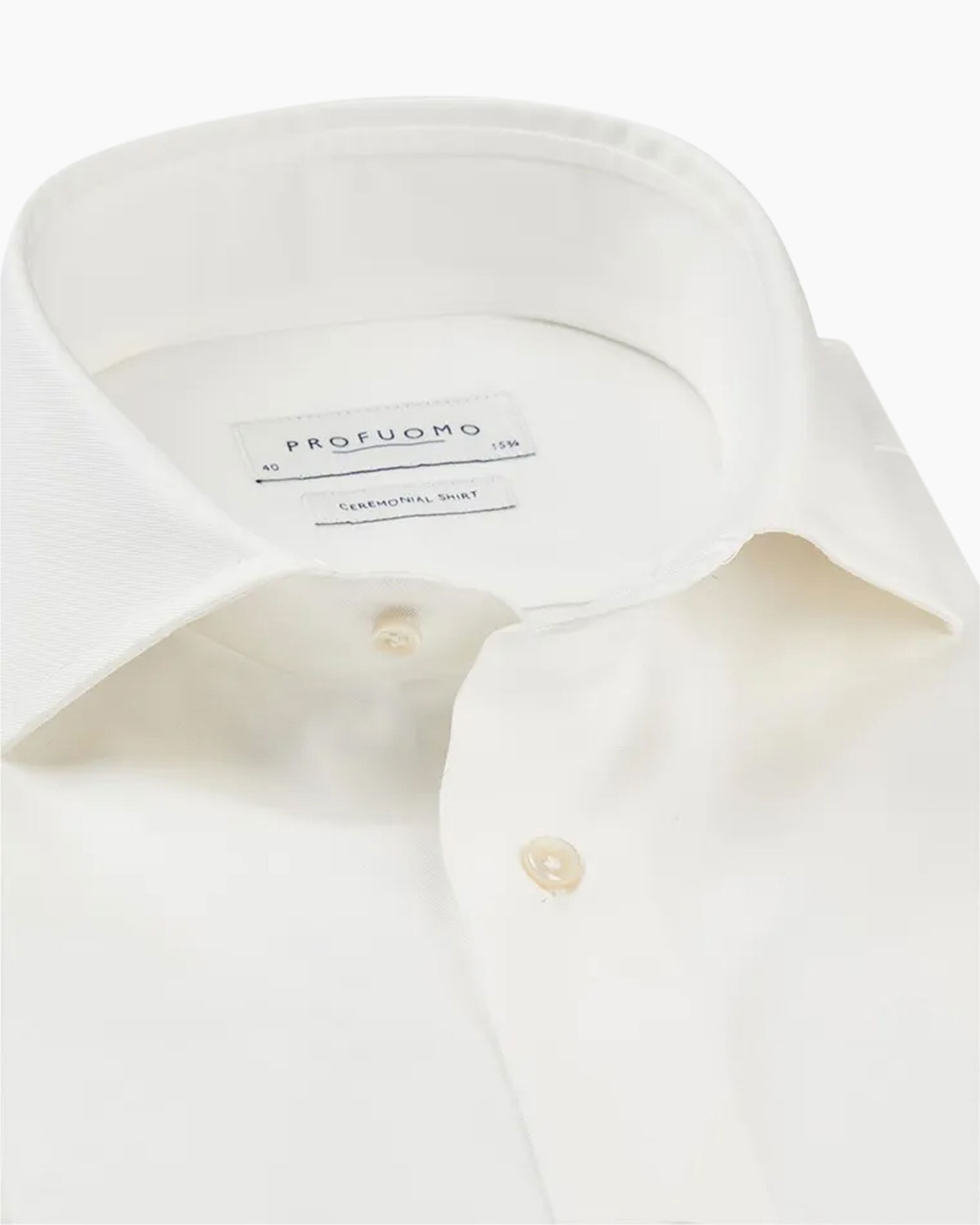 Overhemd Shirt Cutaway Sf Wit