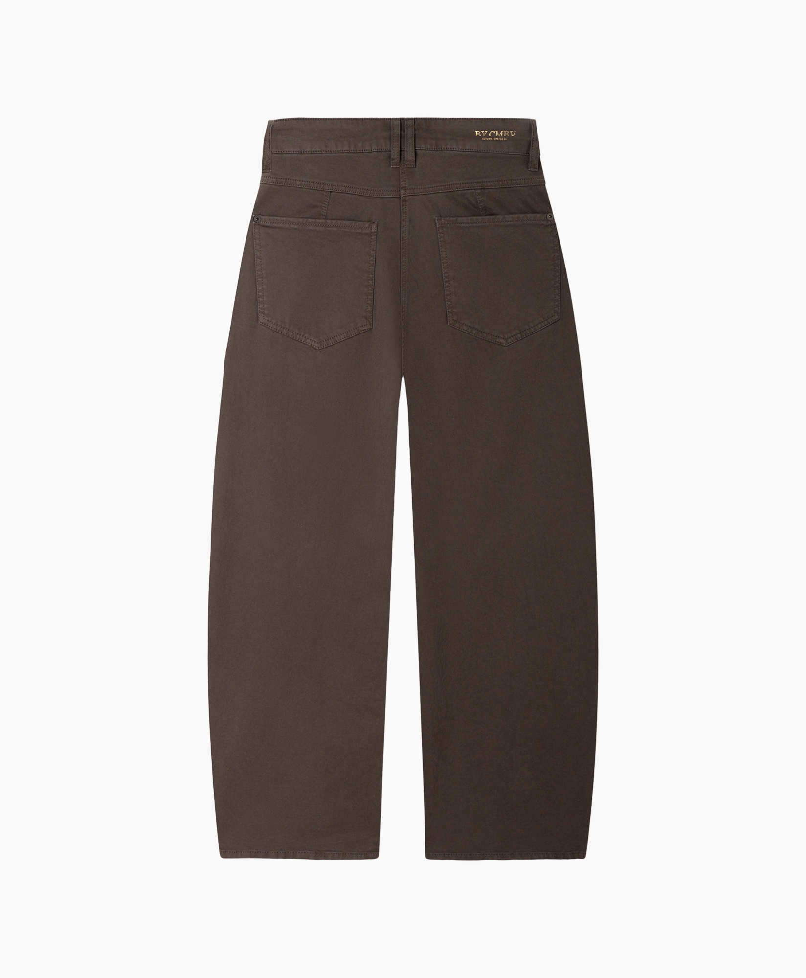 pants, trousers, brown, back pockets, cotton twill
