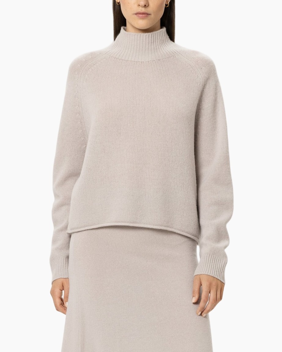 turtleneck, knit sweater, beige, long sleeve, soft