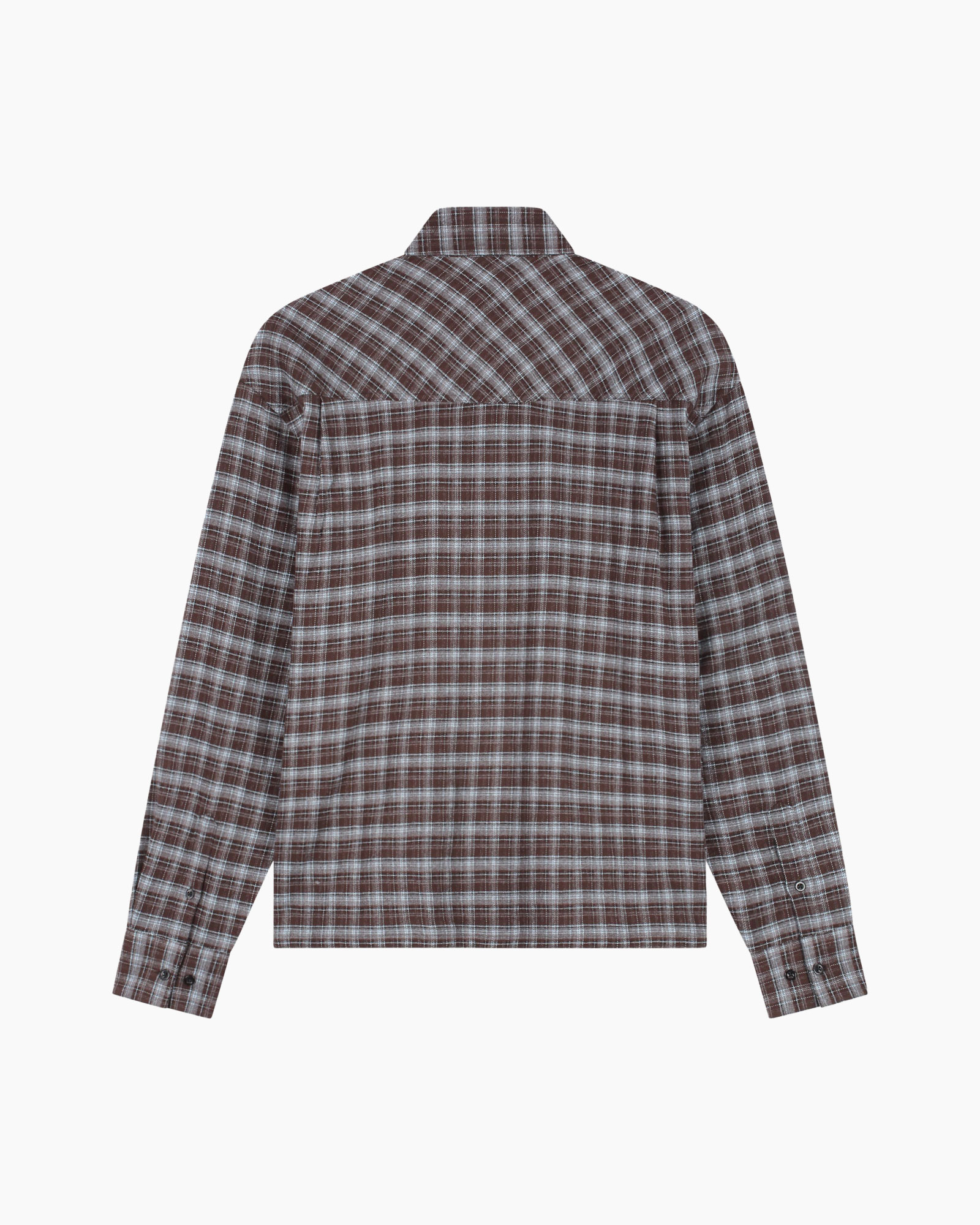 plaid, shirt, long-sleeve, collared, button-down
