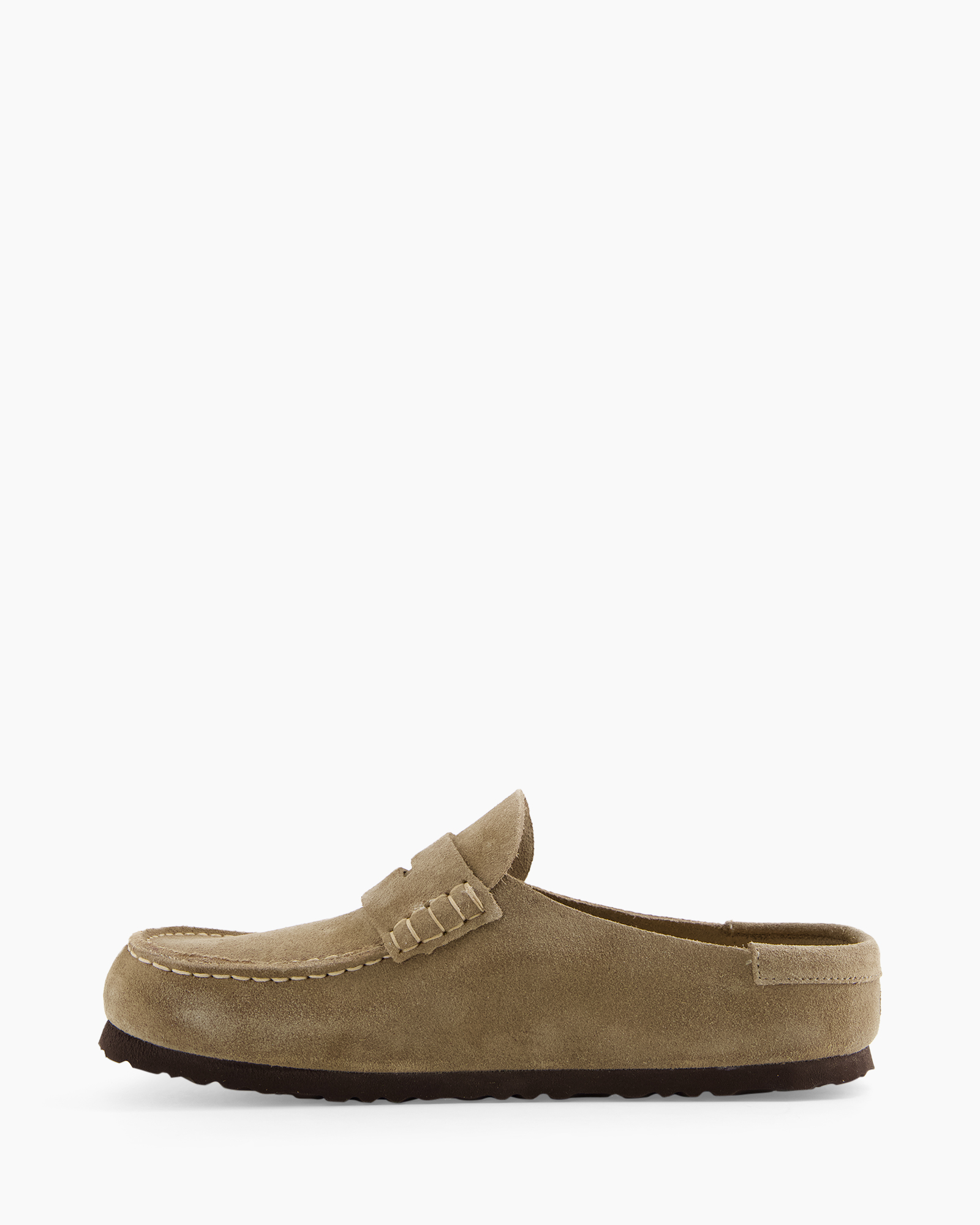moccasin, slippers, suede, beige, loafer