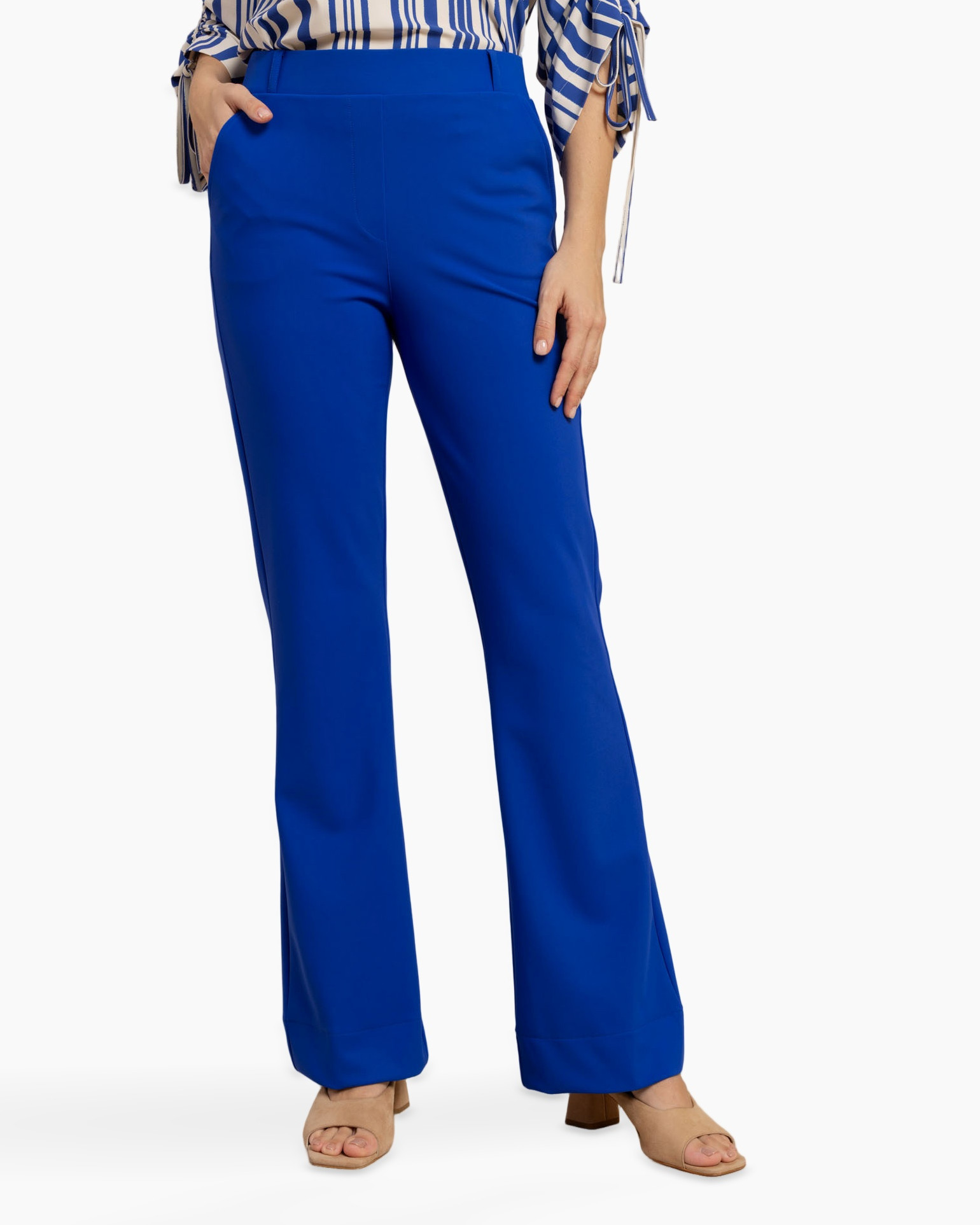 pants, trousers, blue, wide-leg, workwear