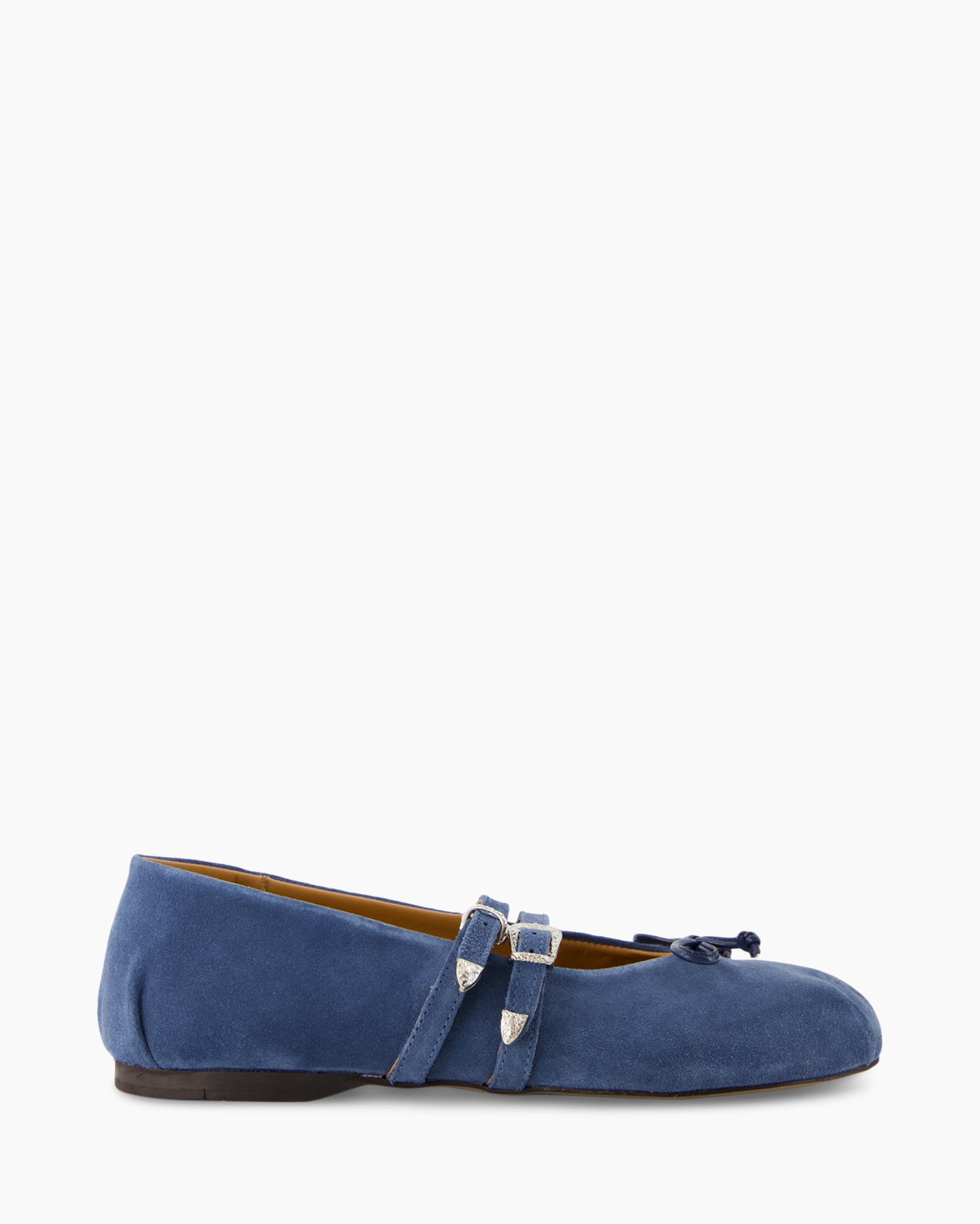 loafers, ballet, blue, suede, flat
