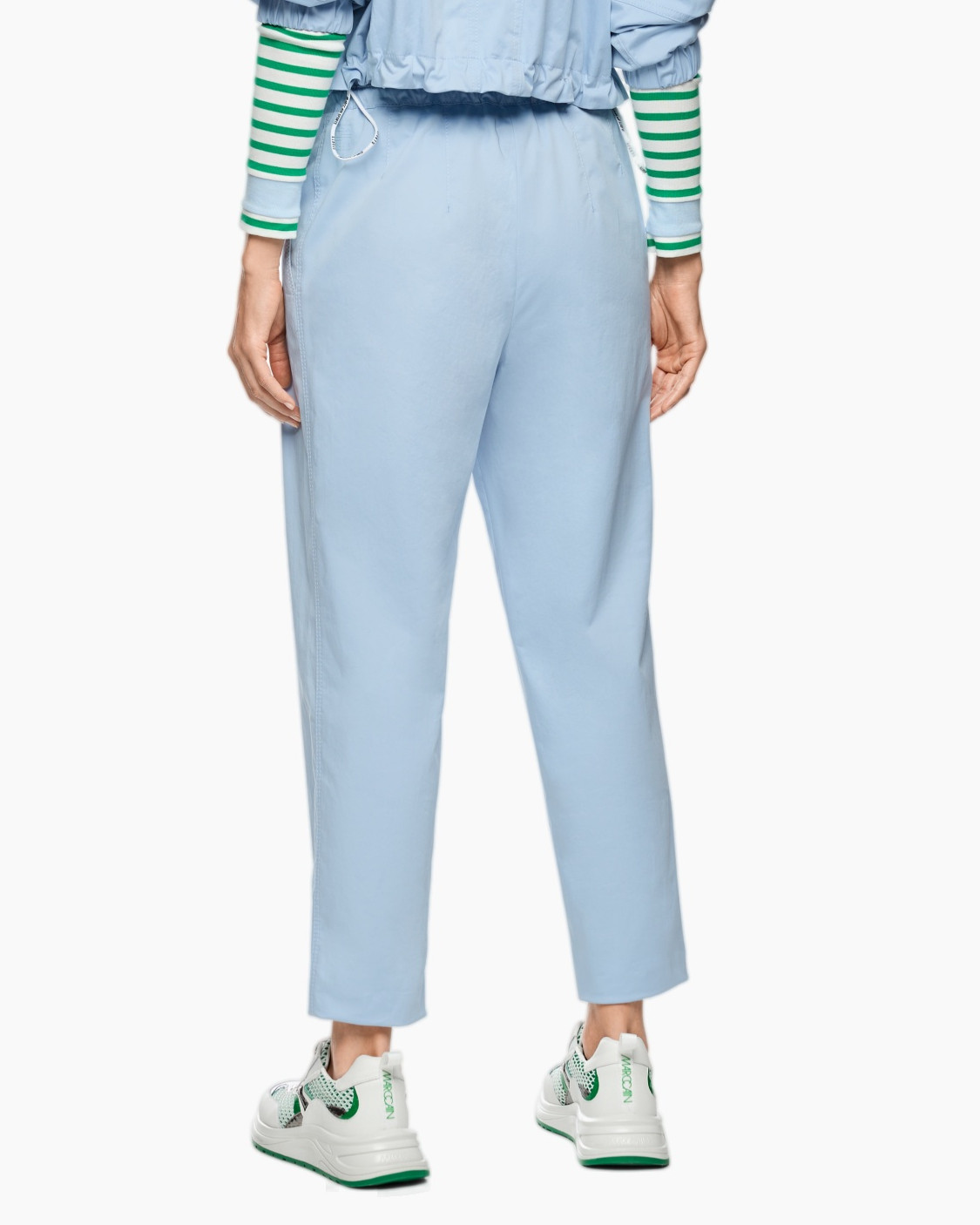 pants, joggers, light-blue, drawstring, slim-fit