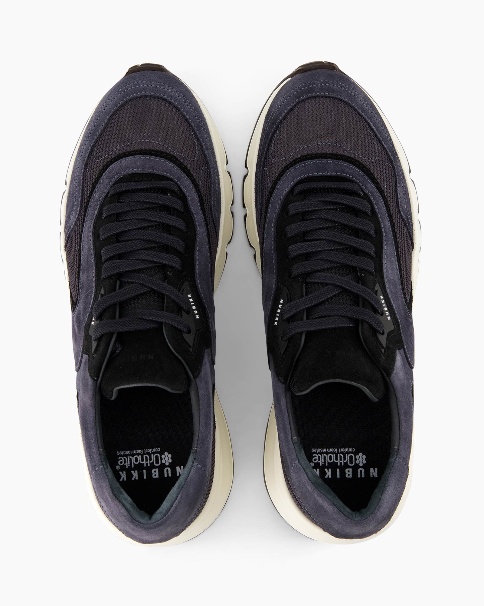 sneakers, running, navy, mesh, laces
