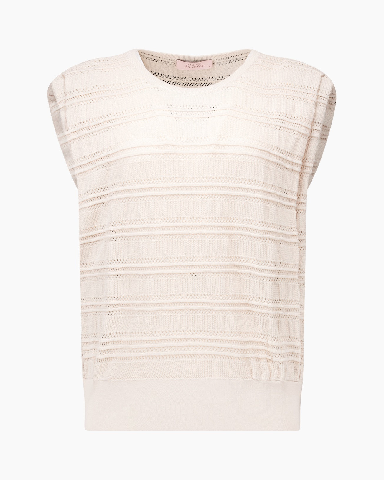 knit, sleeveless, cream, texture, top