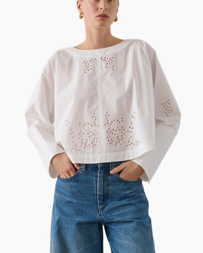 Blouse, Clothing, Jeans, Pants, Person