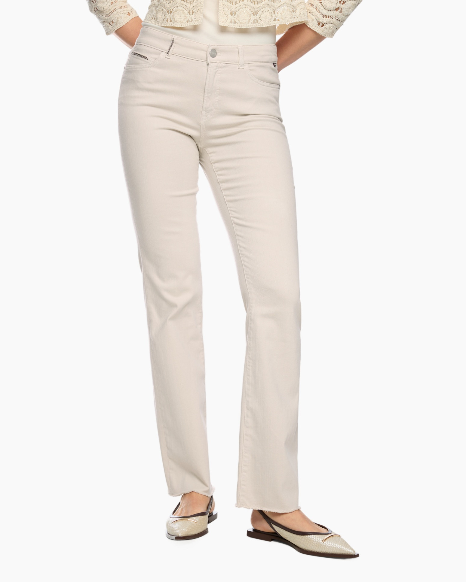 pants, beige, slim, straight, jeans