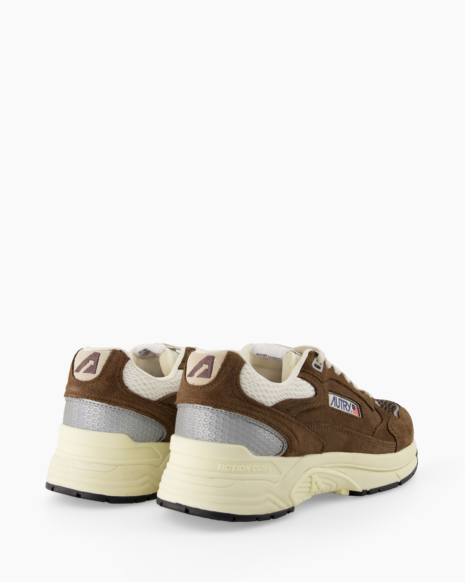 sneakers, brown, suede, mesh, chunky sole