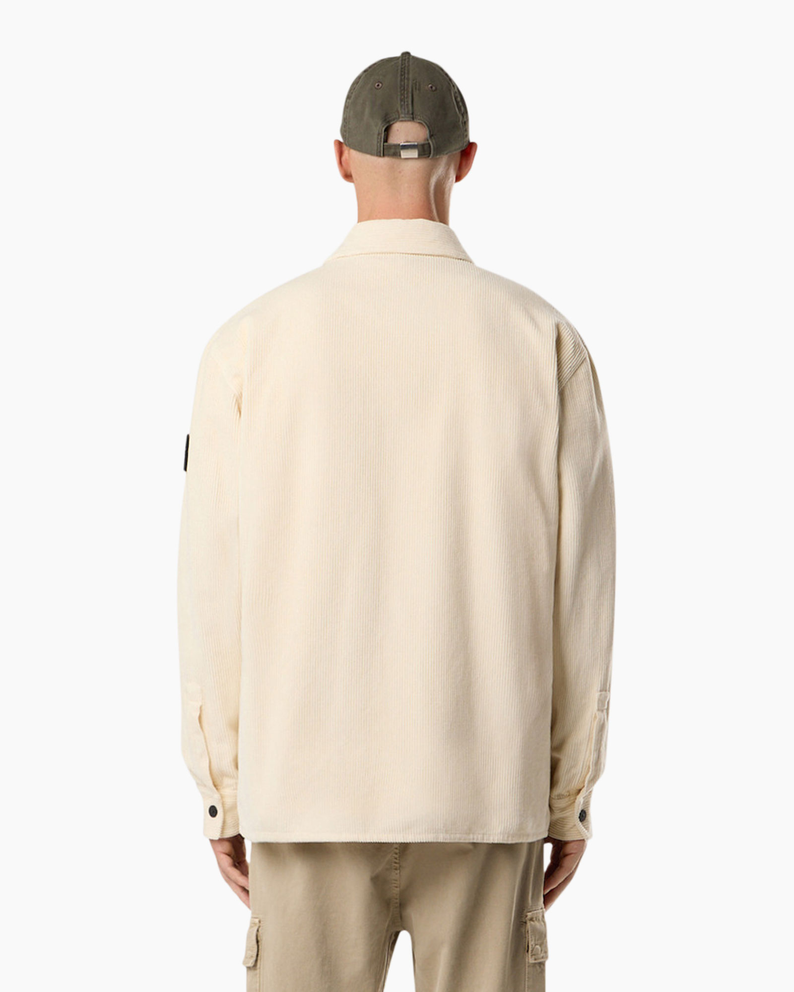 Overshirt Organic Cotton Corduroy 800 Off White