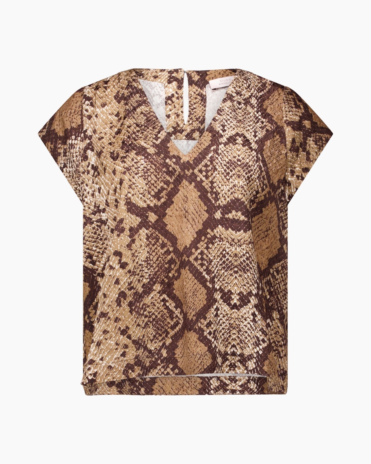 snake print, snakeskin, top, sleeveless,  V-neck