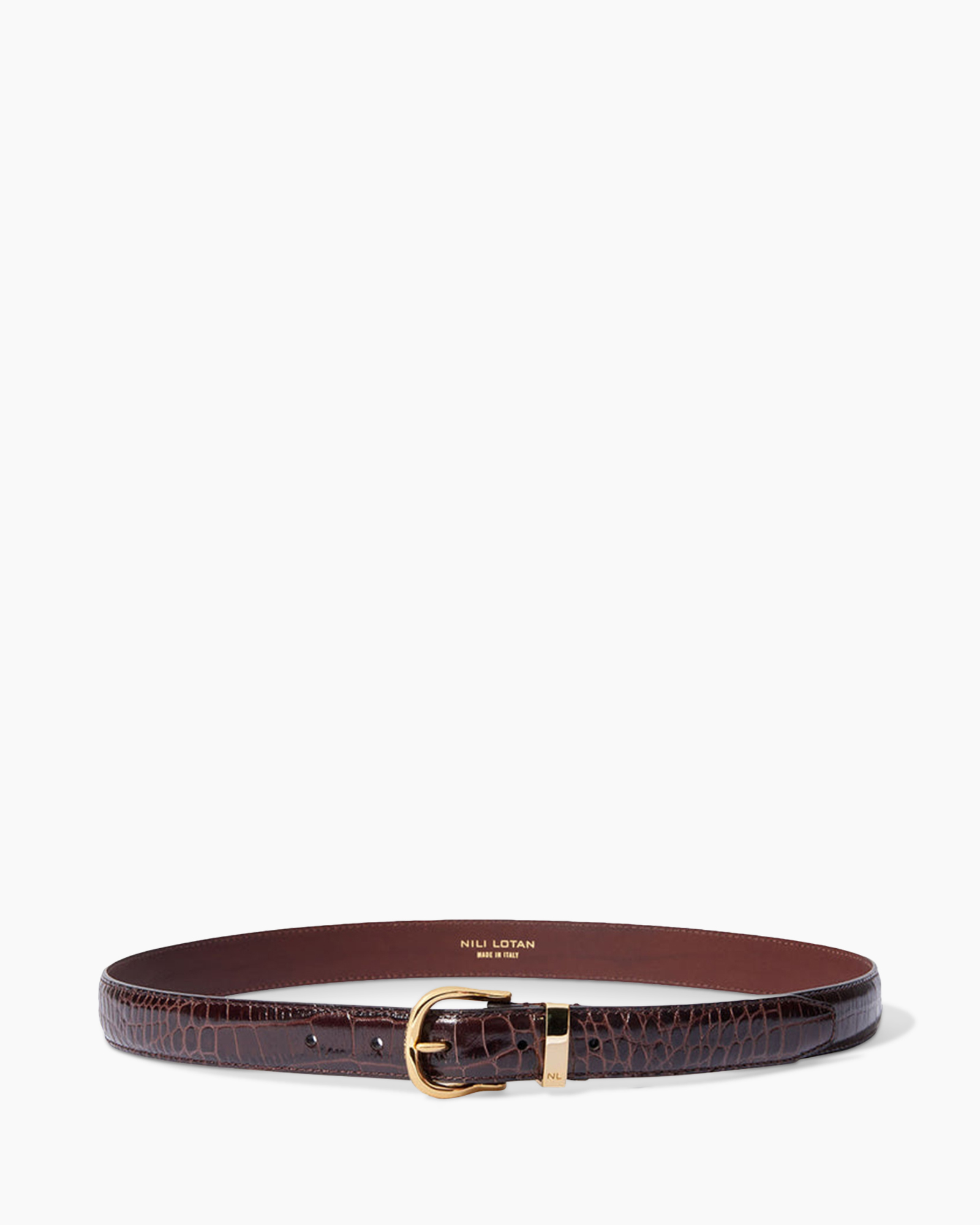 belt, leather, brown, gold buckle, textured