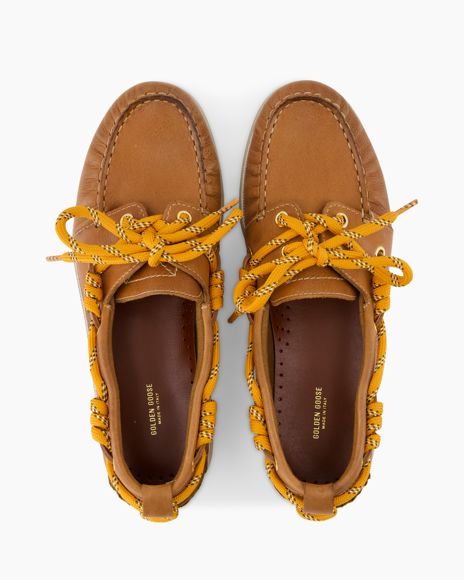 loafers, moccasins, leather, orange, laces