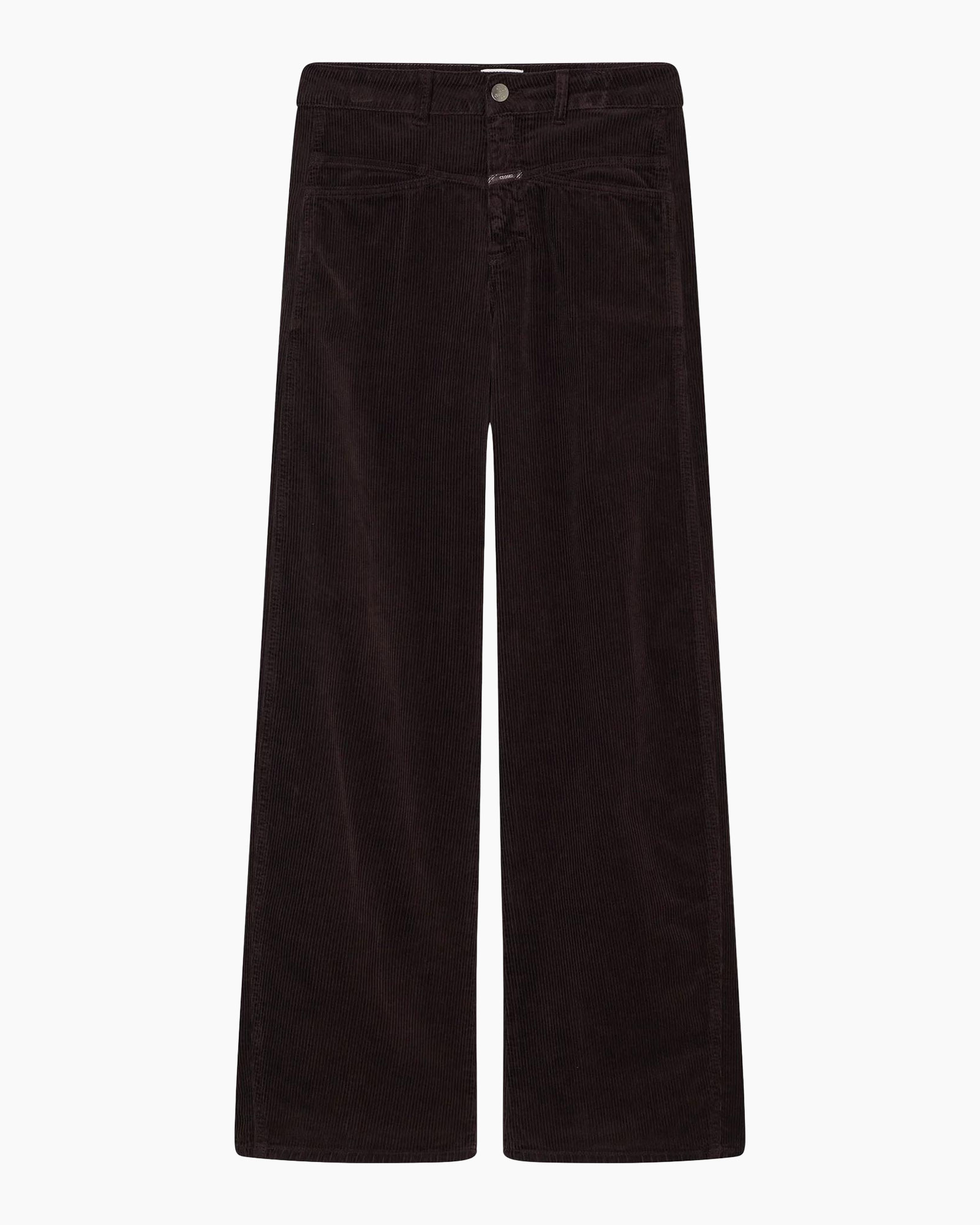corduroy, pants, wide-leg, black, waistband