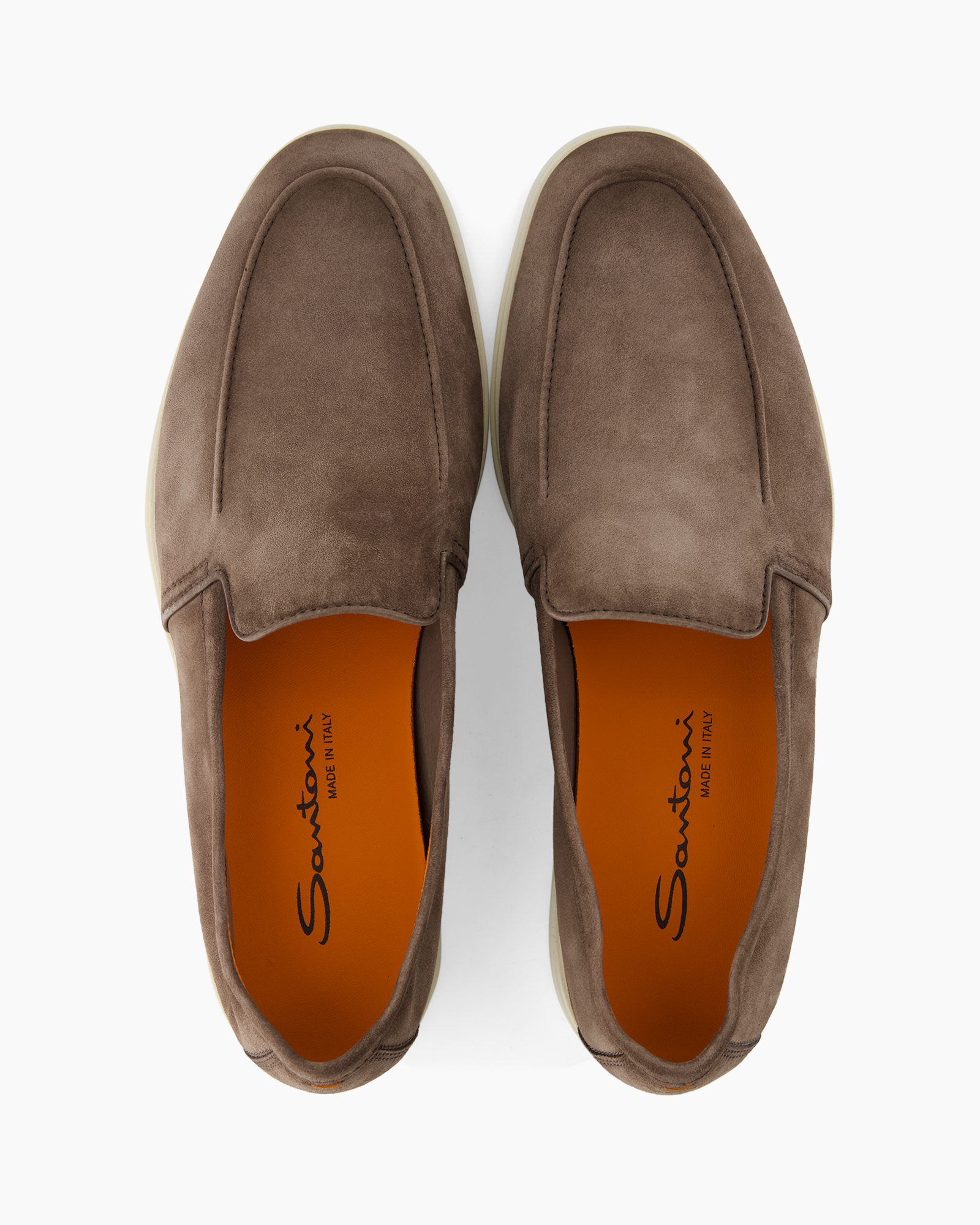 slippers, moccasins, suede, brown, slip-on