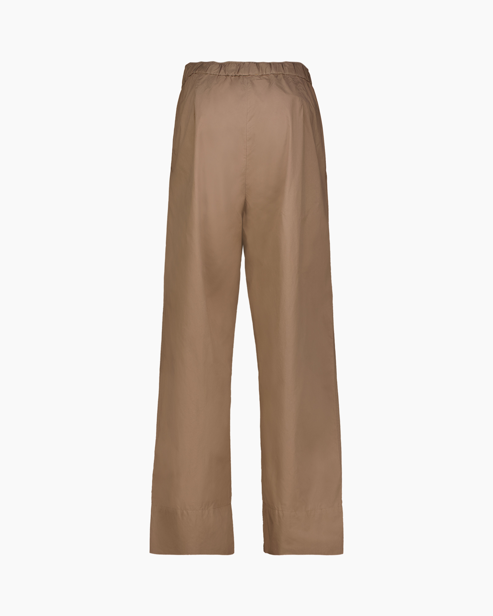 pants, trousers, beige, elastic_w waist, loose_fit