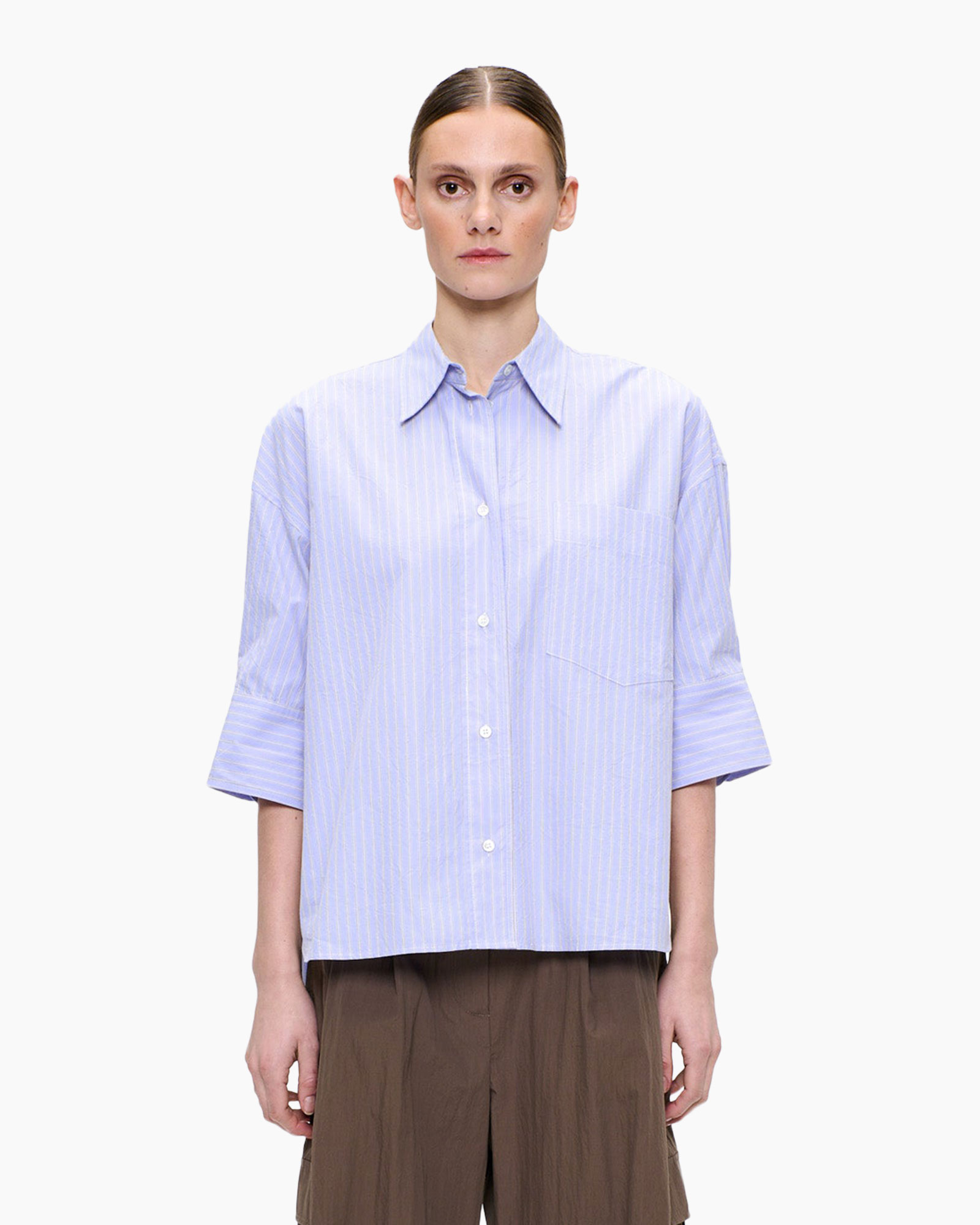 striped, button-down, shirt, light-blue, long-sleeve