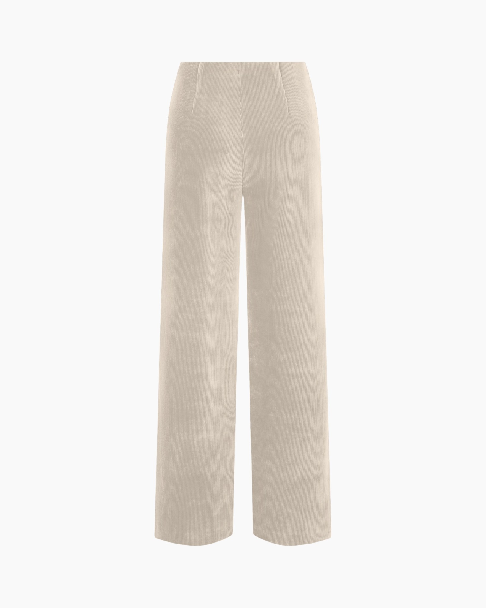 pants, wide-leg, corduroy, beige, trousers