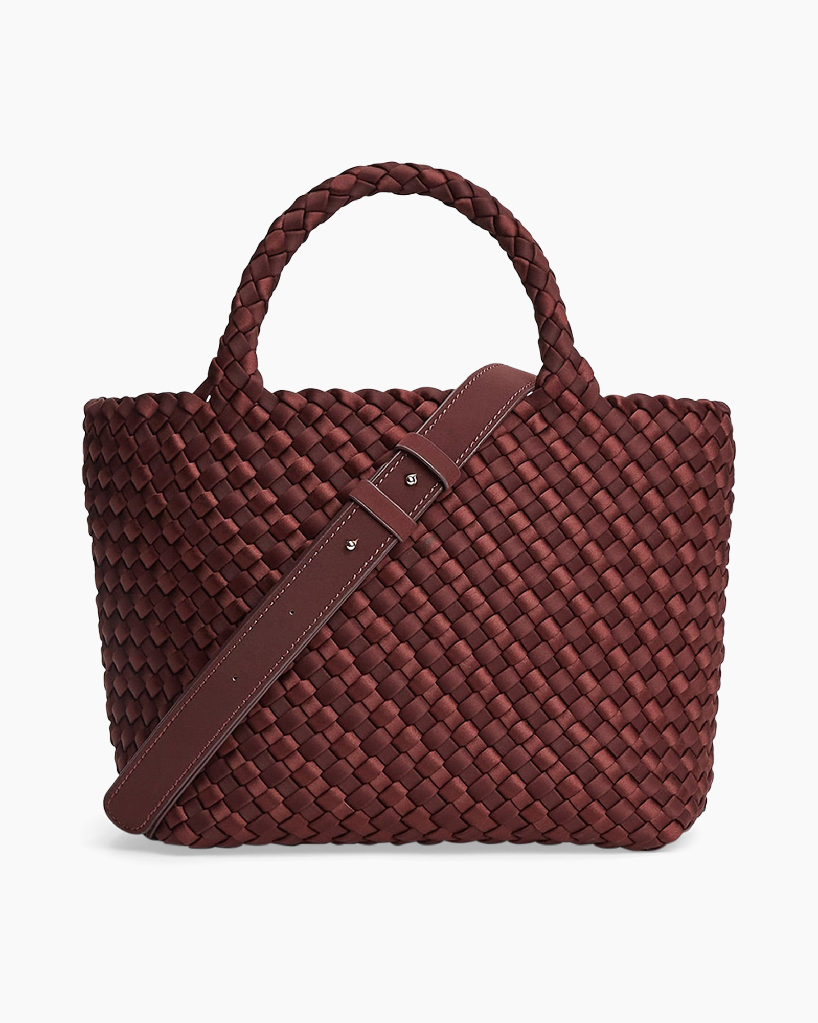 woven, bag, handbag, shoulder bag, maroon