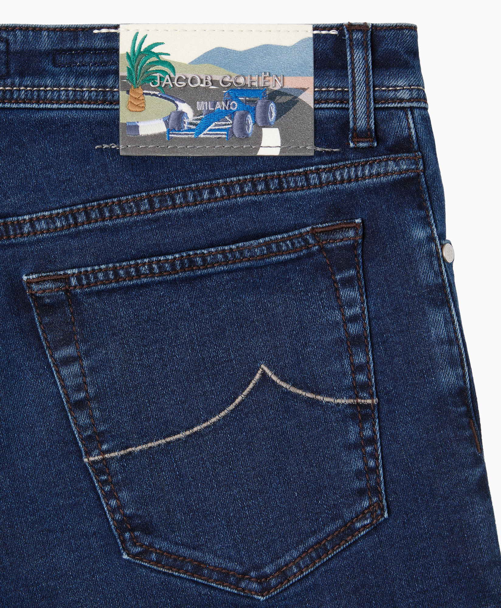 jeans, denim, blue, full-length, five-pocket