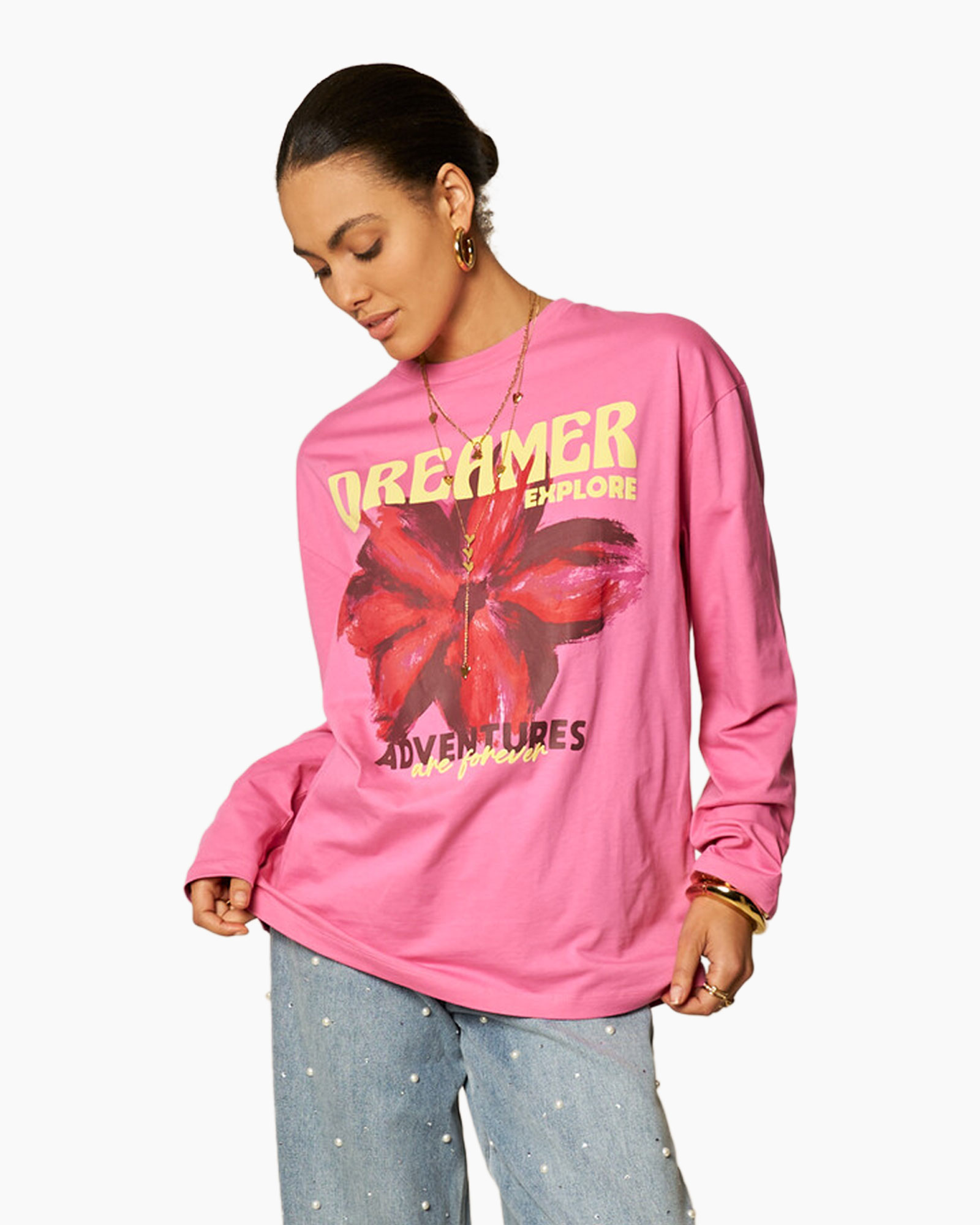 Long Sleeve, Sleeve, Person, Jeans, T-Shirt