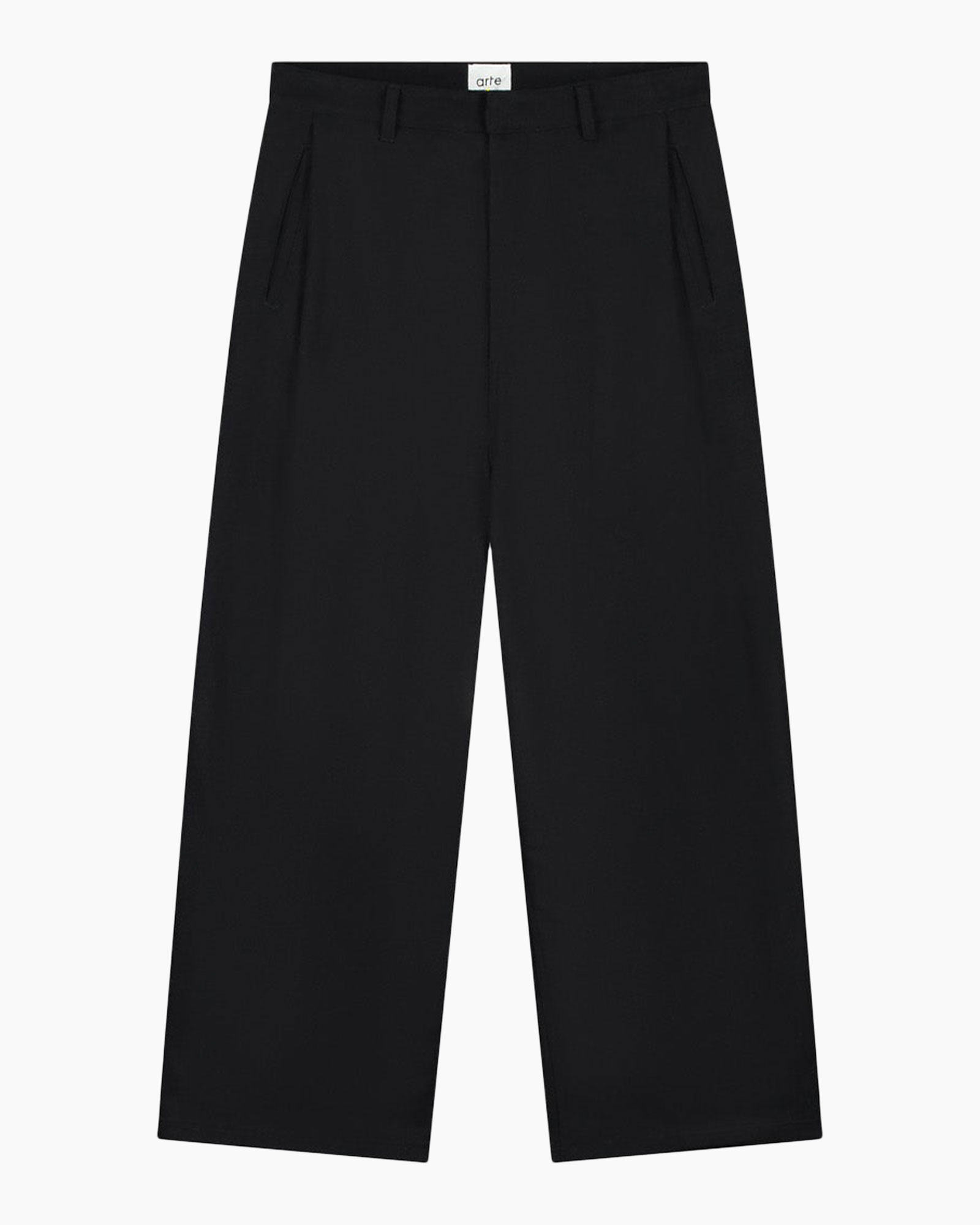 pants, trousers, black, wide, pockets