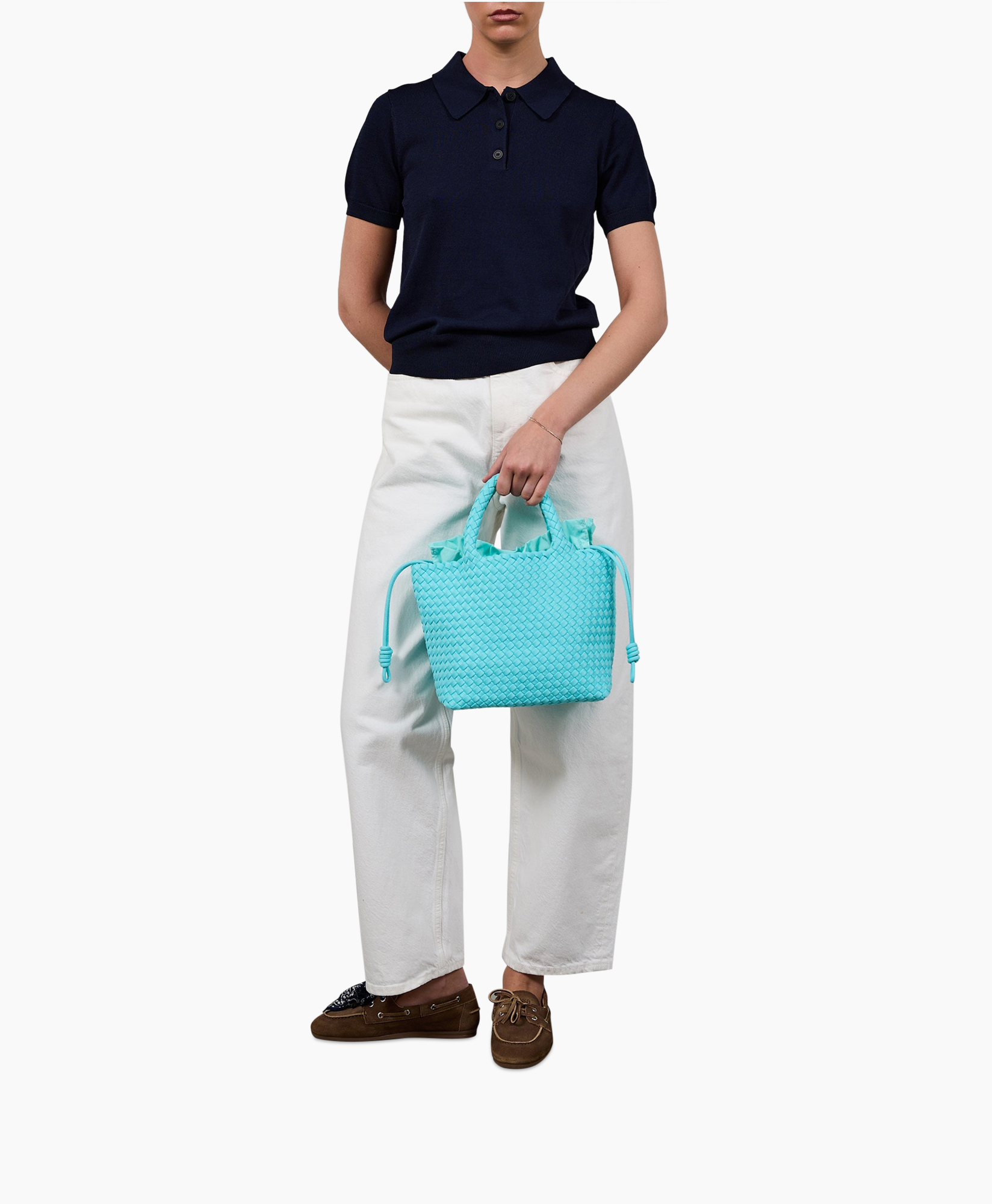 purse, bag, woven, turquoise, handbag