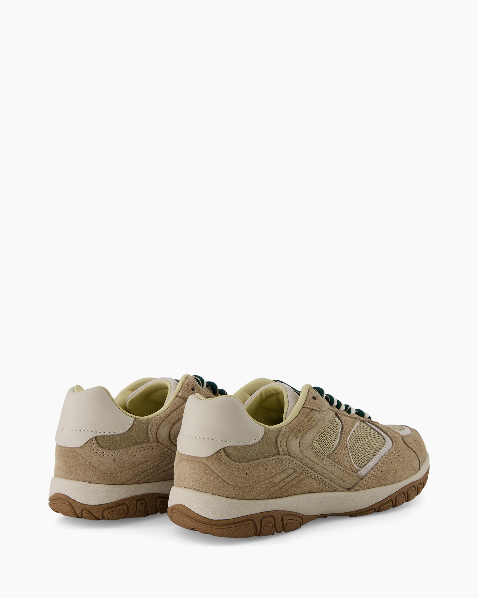 sneakers, beige, mesh, suede,  chunky sole