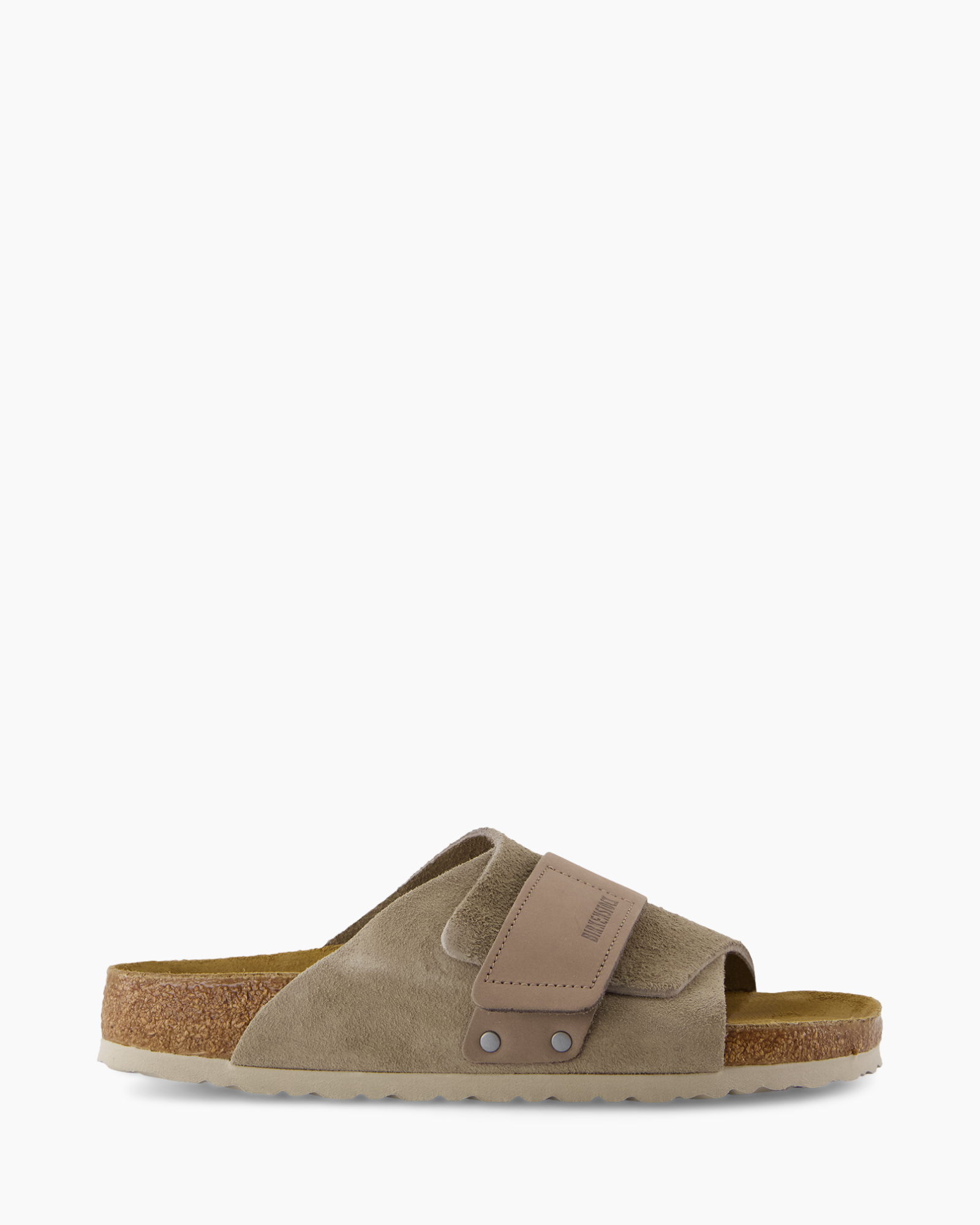 slipper, sandal, open-toe, two-strap, suede